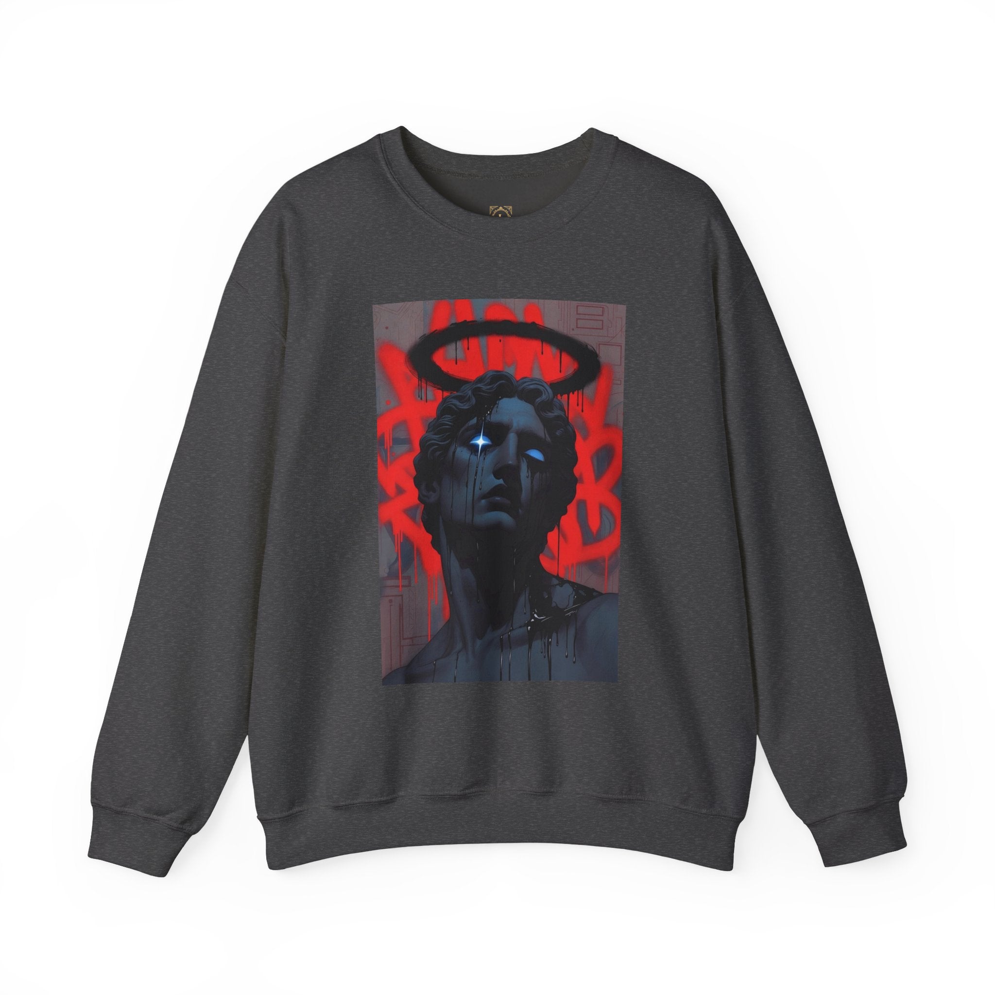 Street Art Statue Crewneck Sweatshirt