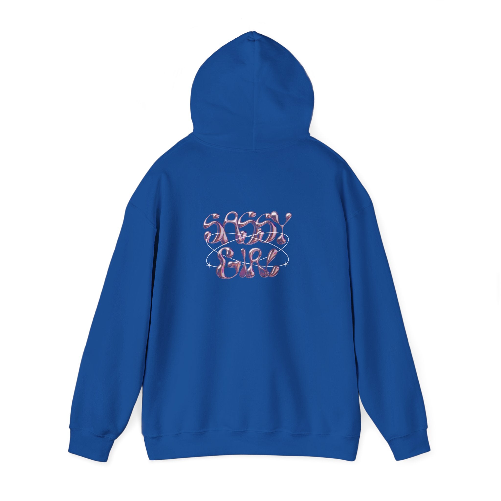 Hoodie — "Shady Girl" Retro Pink Marble Graphic Hoodie