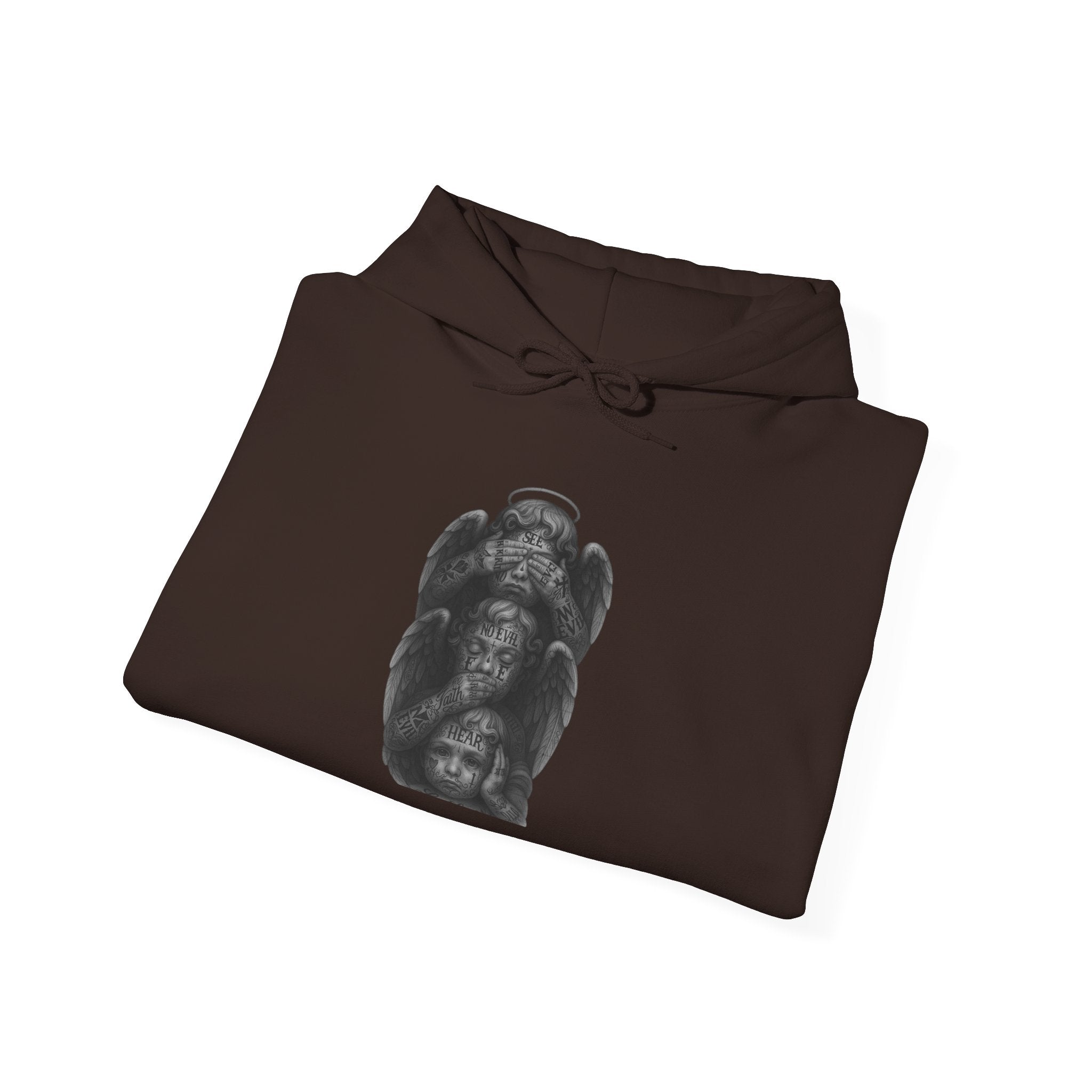 Statue Headstack Hoodie — Gothic Sculpture Art Pullover