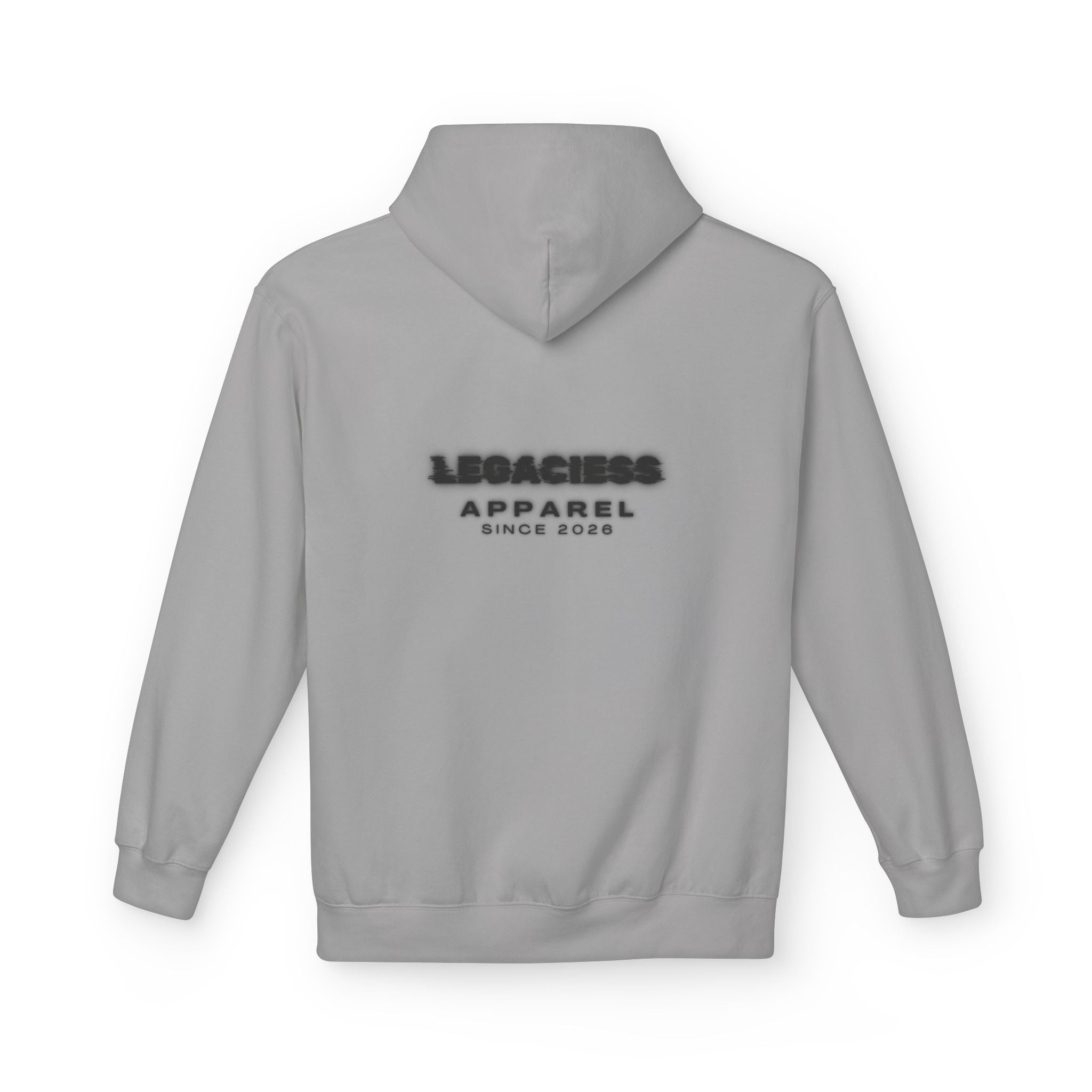 Hoodie — 'Legacies Apparel Since 2028' Minimal Logo Pullover