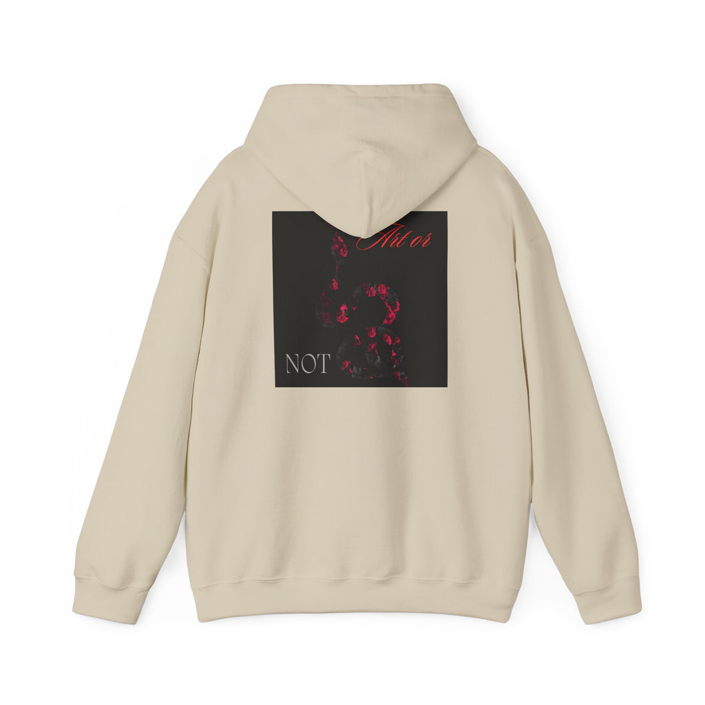 Hoodie — Gothic Red Roses 'Not Mine' Graphic Pullover