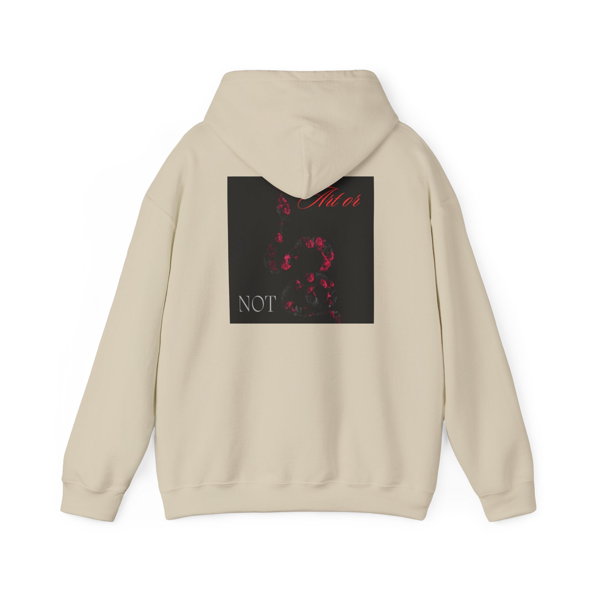 Hoodie — Gothic Red Roses 'Not Mine' Graphic Pullover