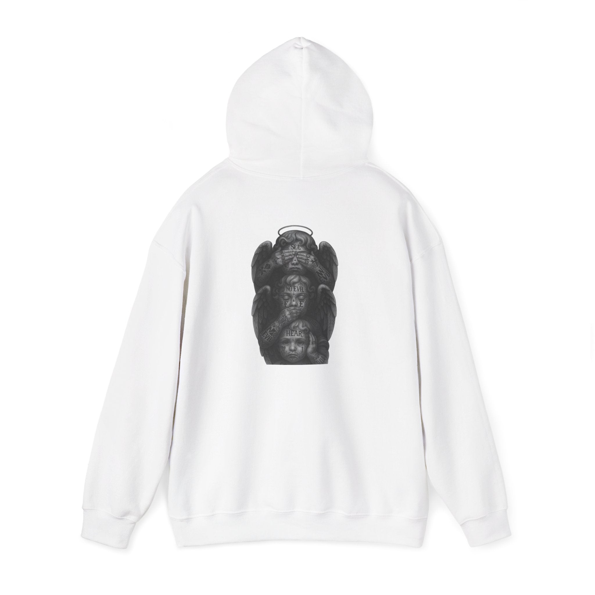 Statue Headstack Hoodie — Gothic Sculpture Art Pullover