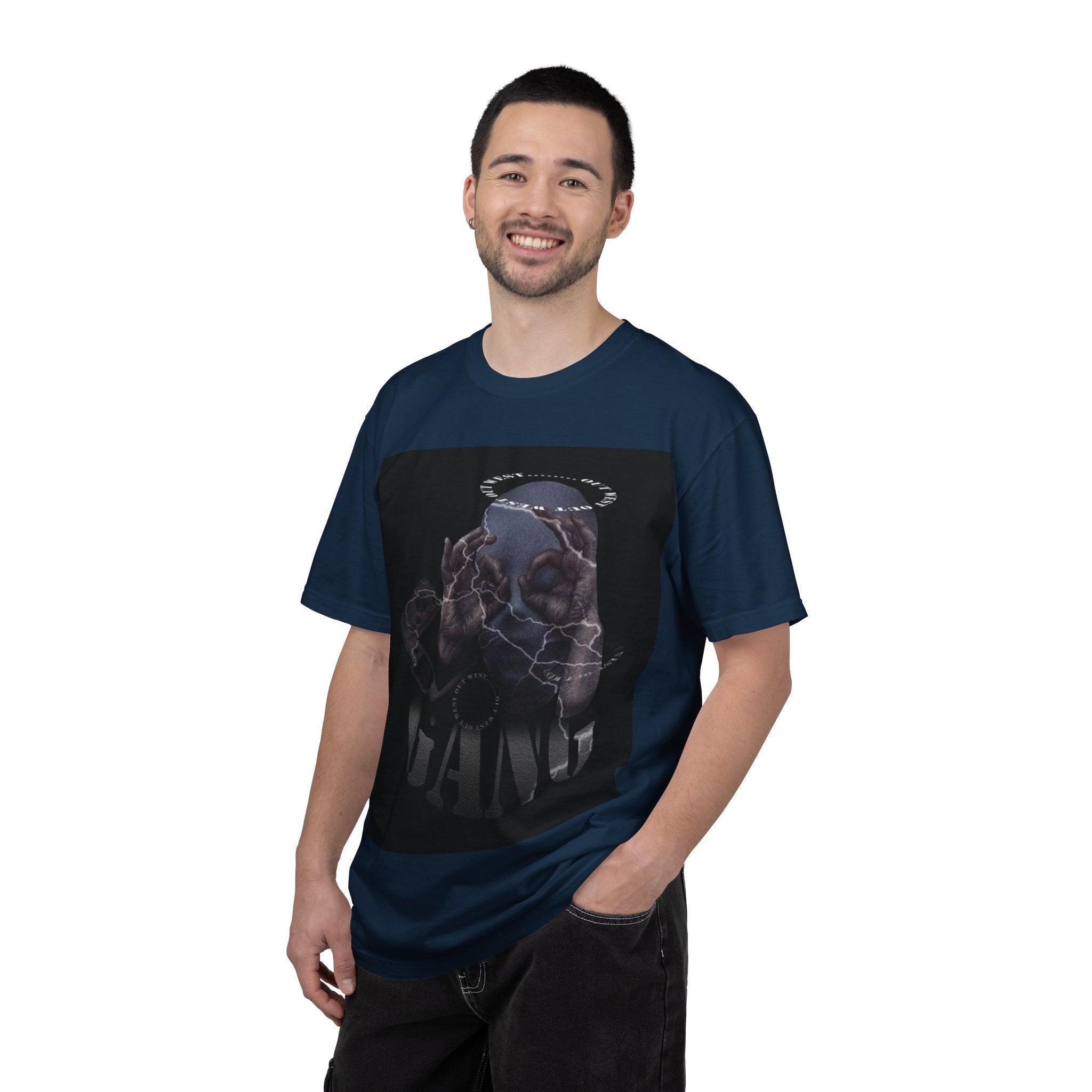 Skull Halo Graphic T-Shirt — Legaciess Streetwear Tee
