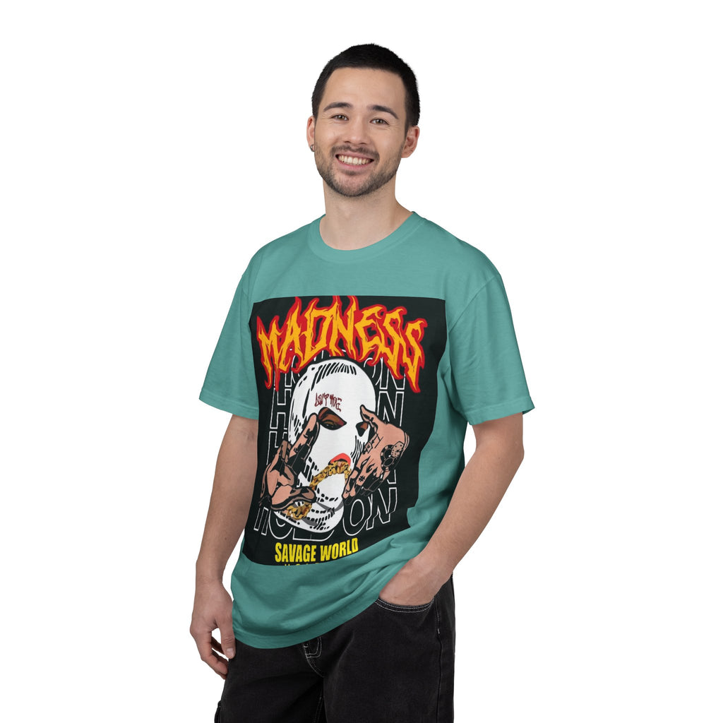 Madness Skull Graphic T-Shirt — Savage World Streetwear Tee