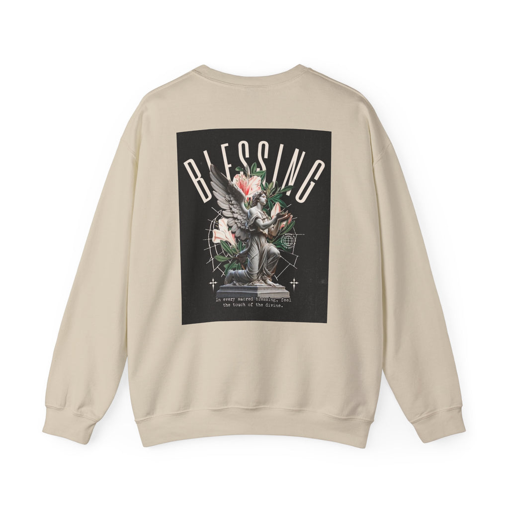 Blessing Statue Graphic Sweatshirt