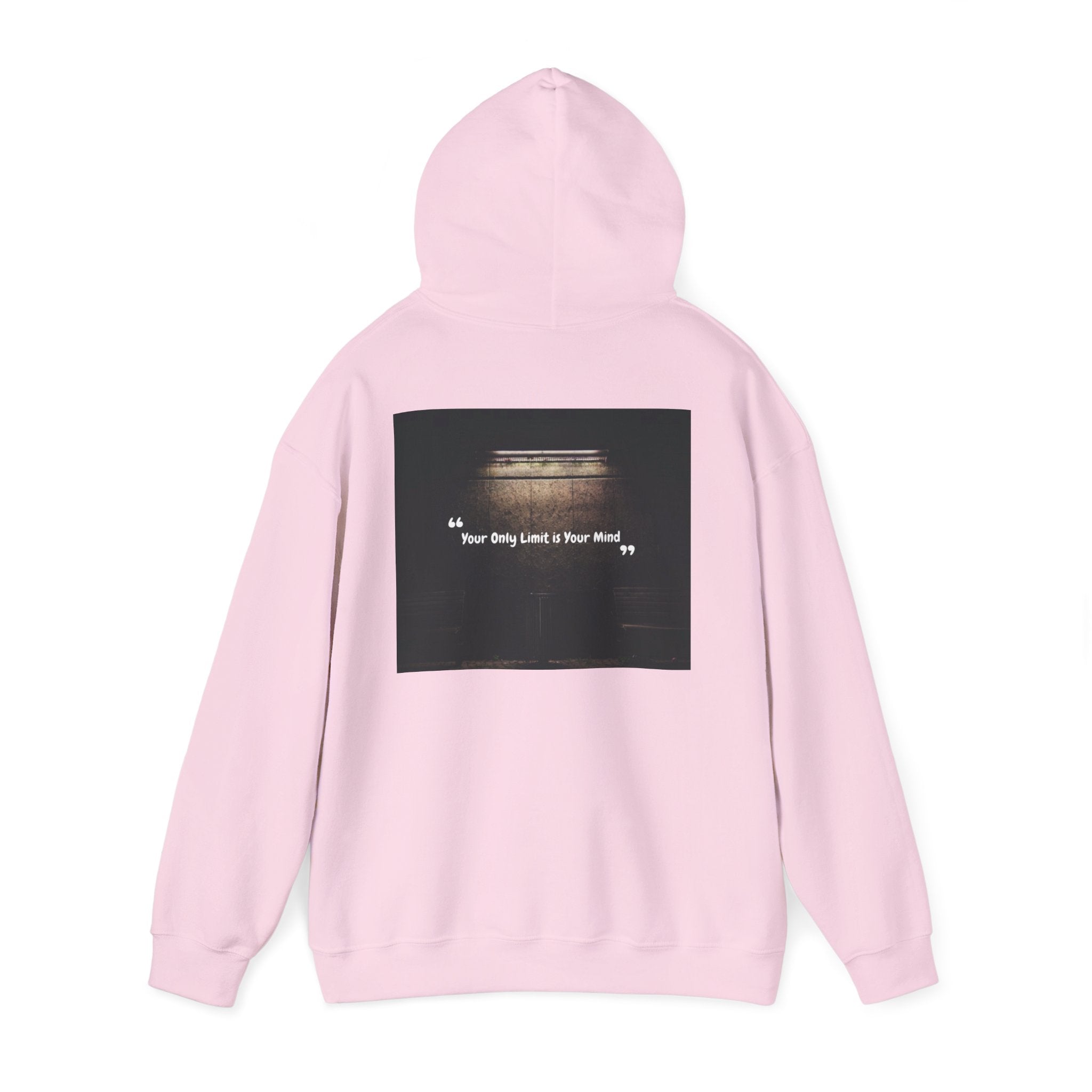 Hoodie — “Your Only Limit Is Your Mind” Inspirational Quote Pullover