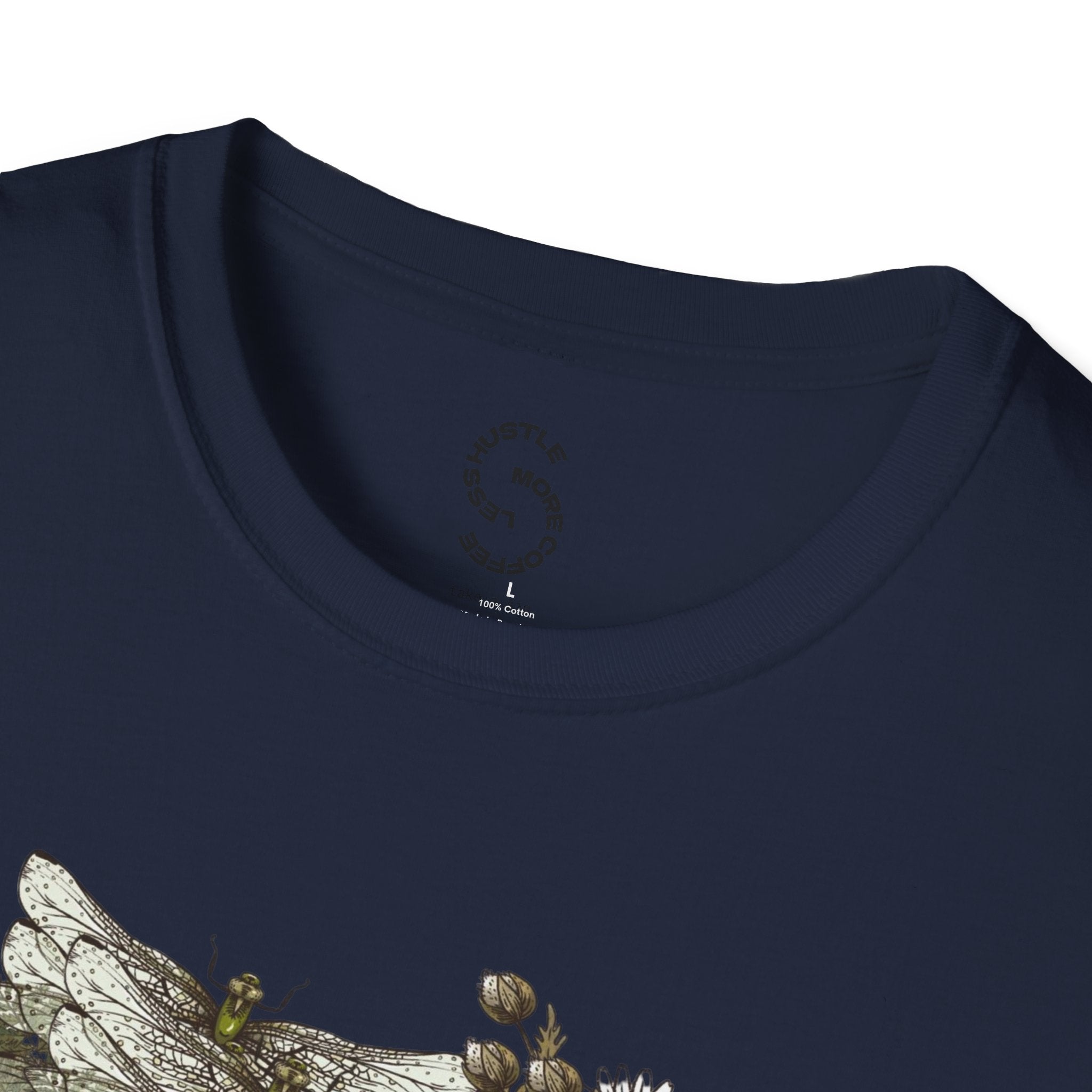 Skull & Daisies Graphic T-Shirt — Botanical Skull Floral Tee