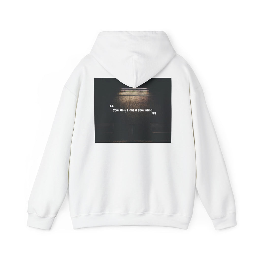 Hoodie — “Your Only Limit Is Your Mind” Inspirational Quote Pullover