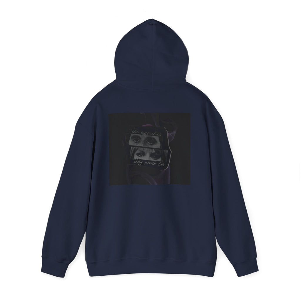 Surreal Triple-Eyes Hoodie — Dark Artistic Graphic Sweatshirt