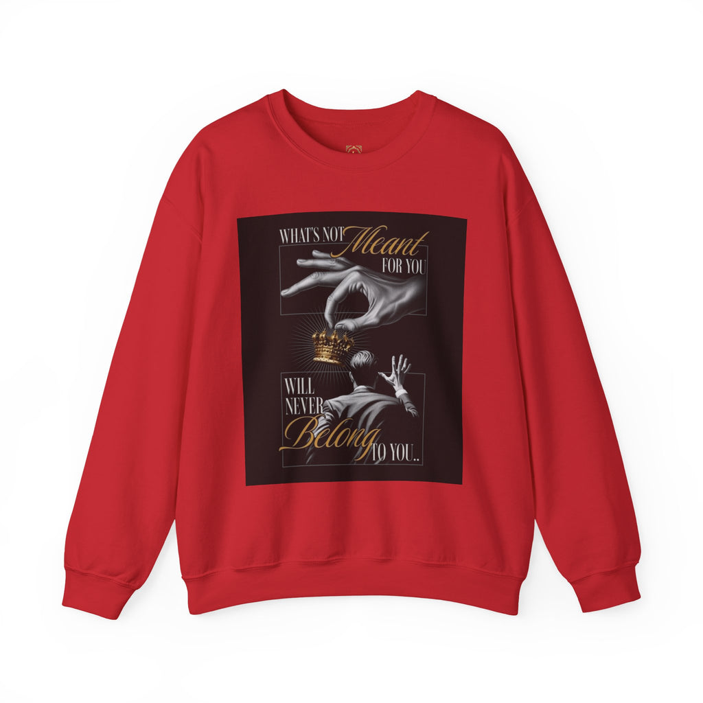 Crewneck Sweatshirt — 'What's My Heart For You' Inspirational Graphic Crewneck