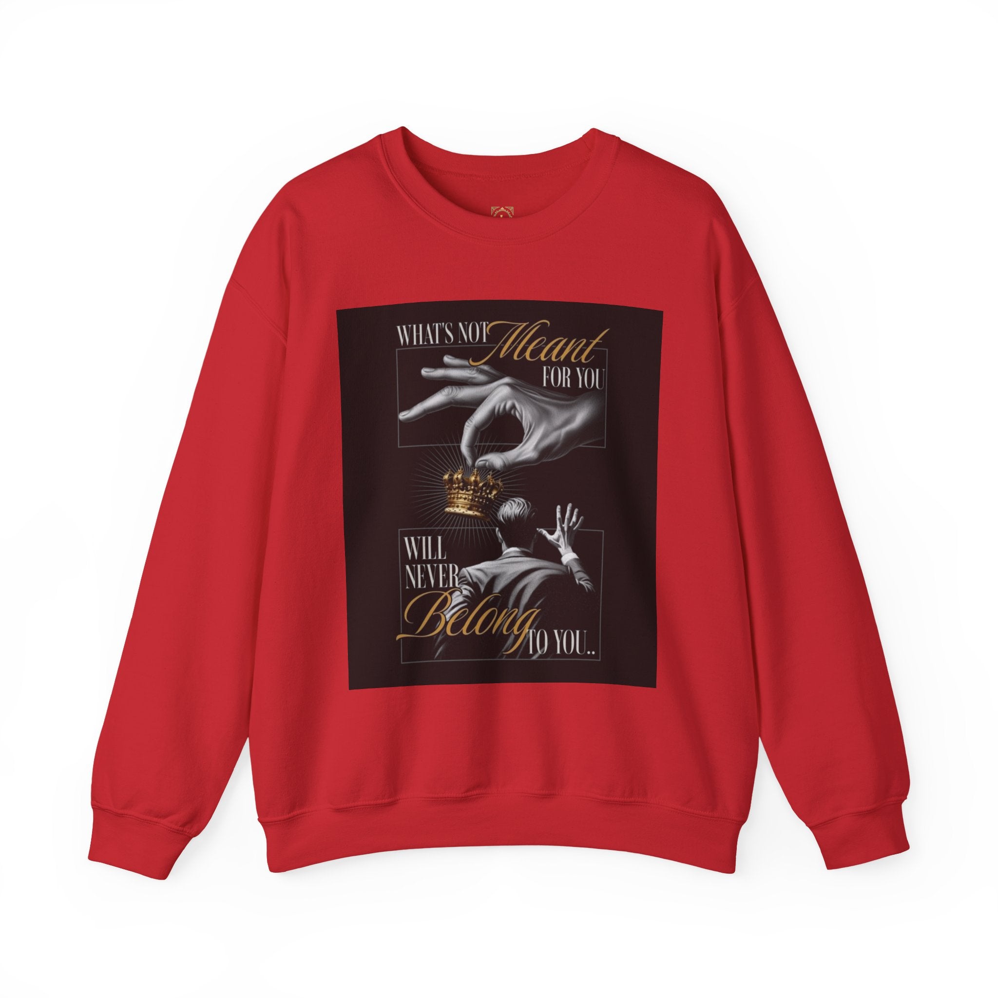 Crewneck Sweatshirt — 'What's My Heart For You' Inspirational Graphic Crewneck
