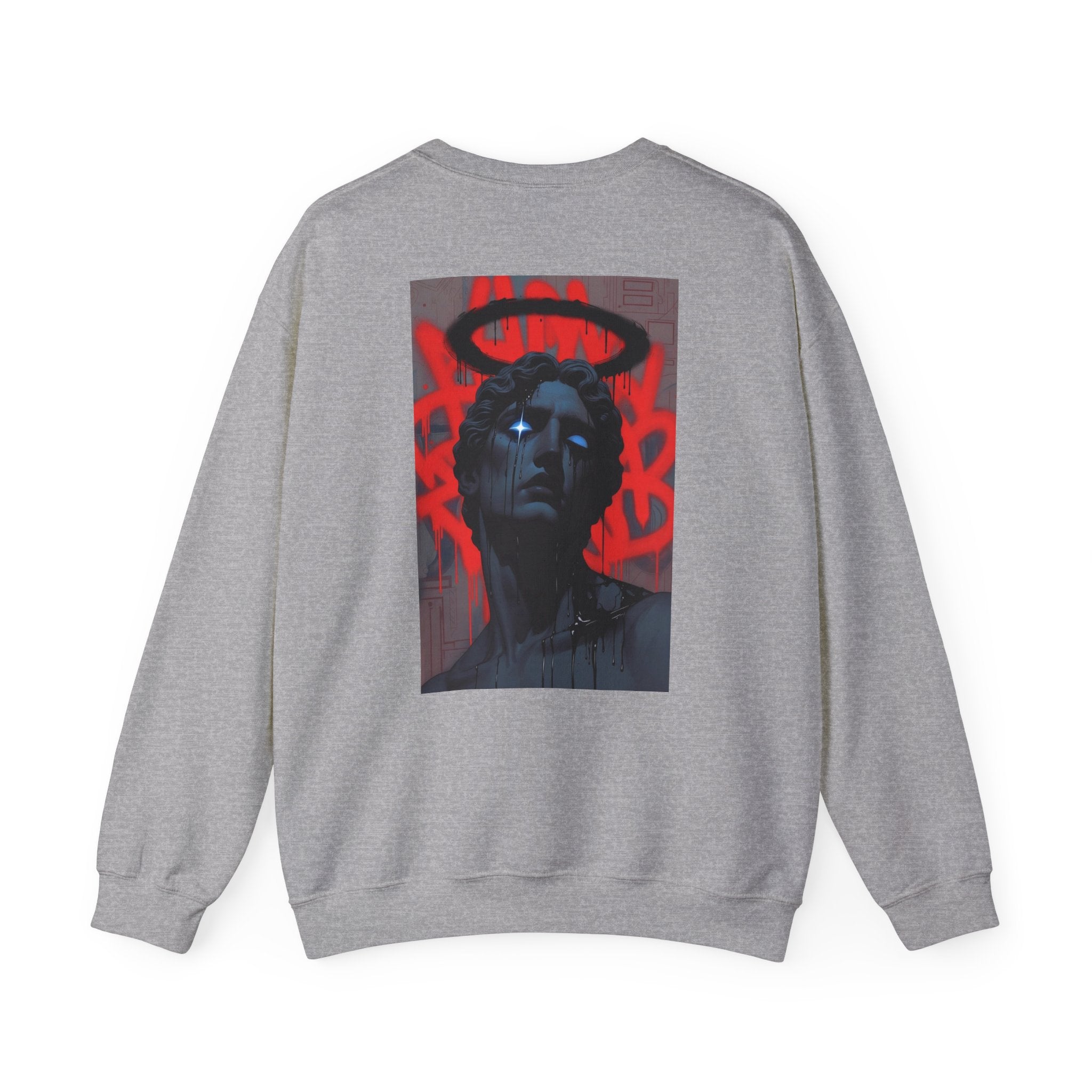 Street Art Statue Crewneck Sweatshirt