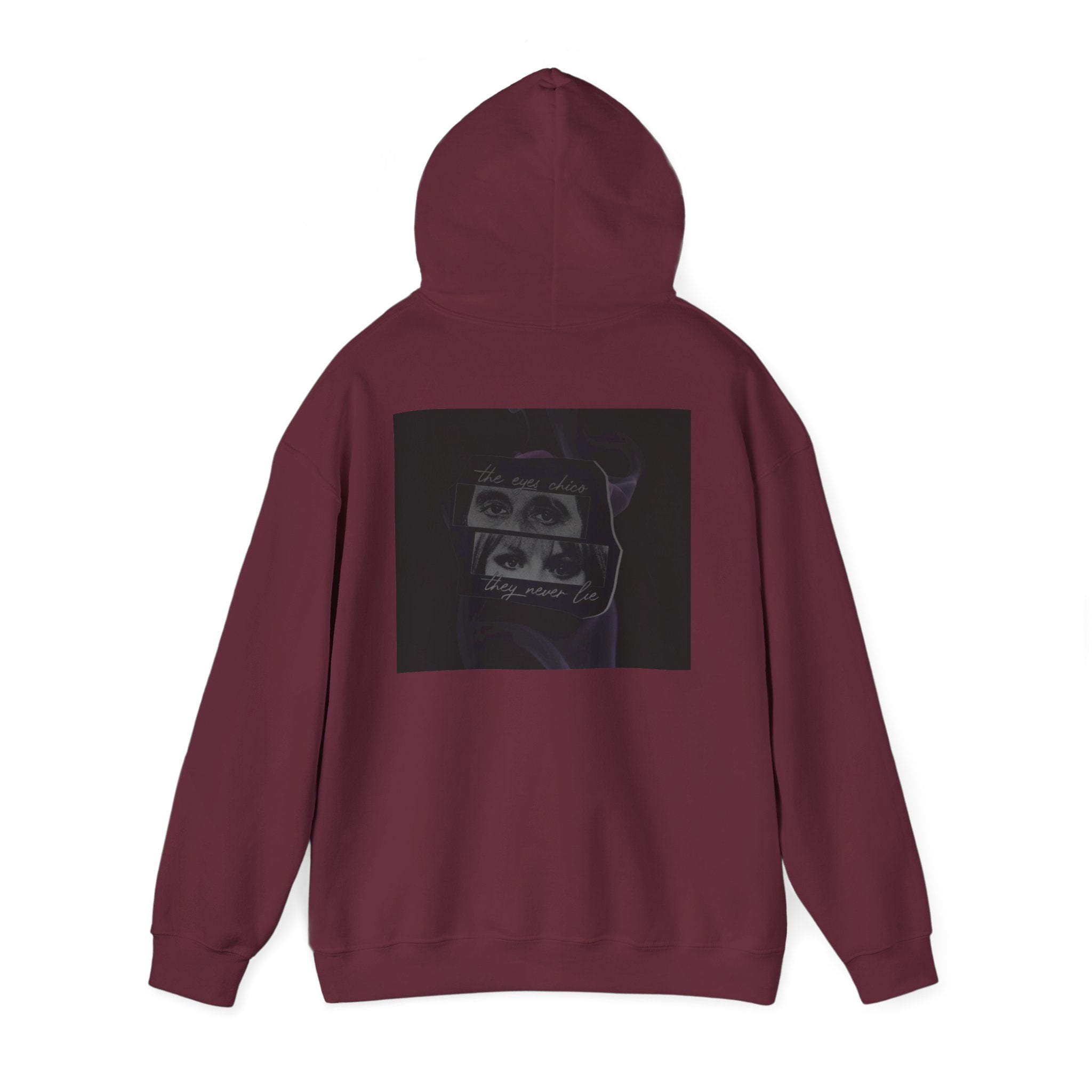 Surreal Triple-Eyes Hoodie — Dark Artistic Graphic Sweatshirt
