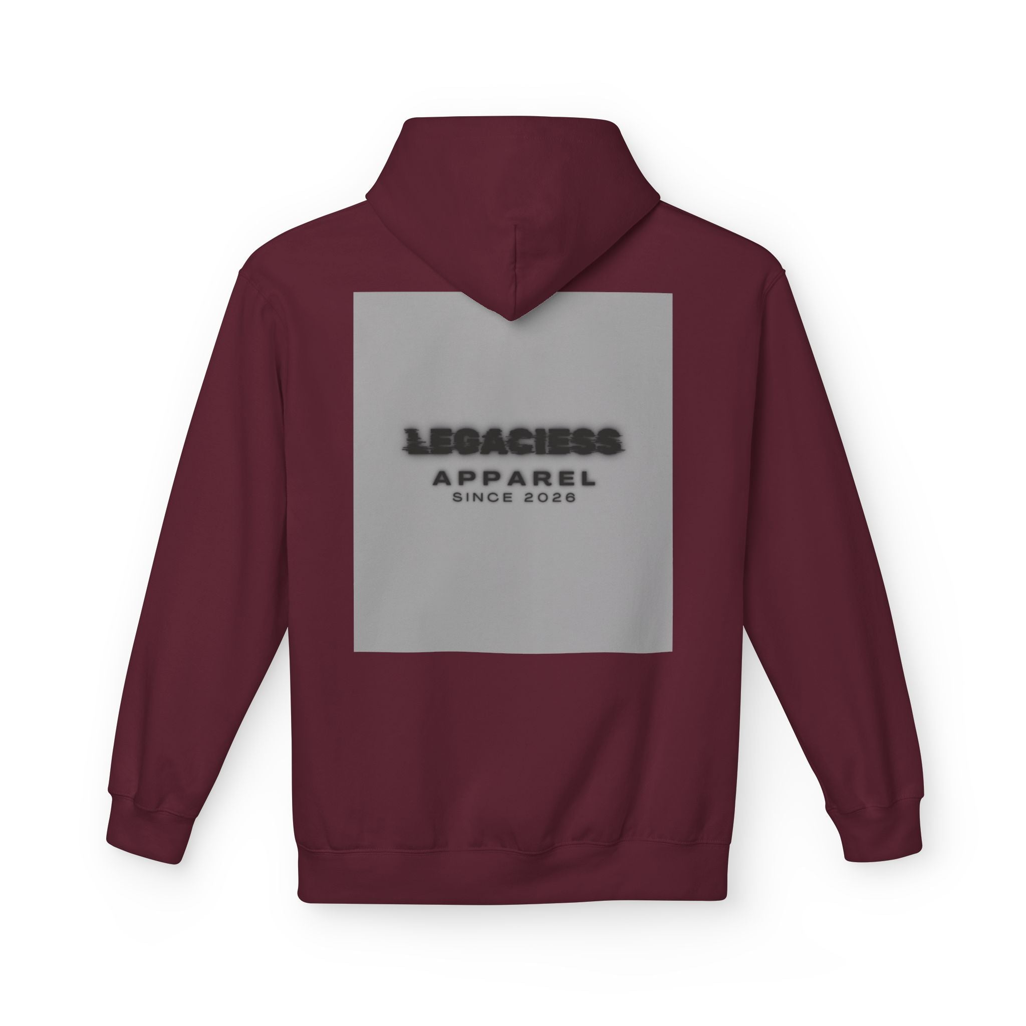 Hoodie — 'Legacies Apparel Since 2028' Minimal Logo Pullover