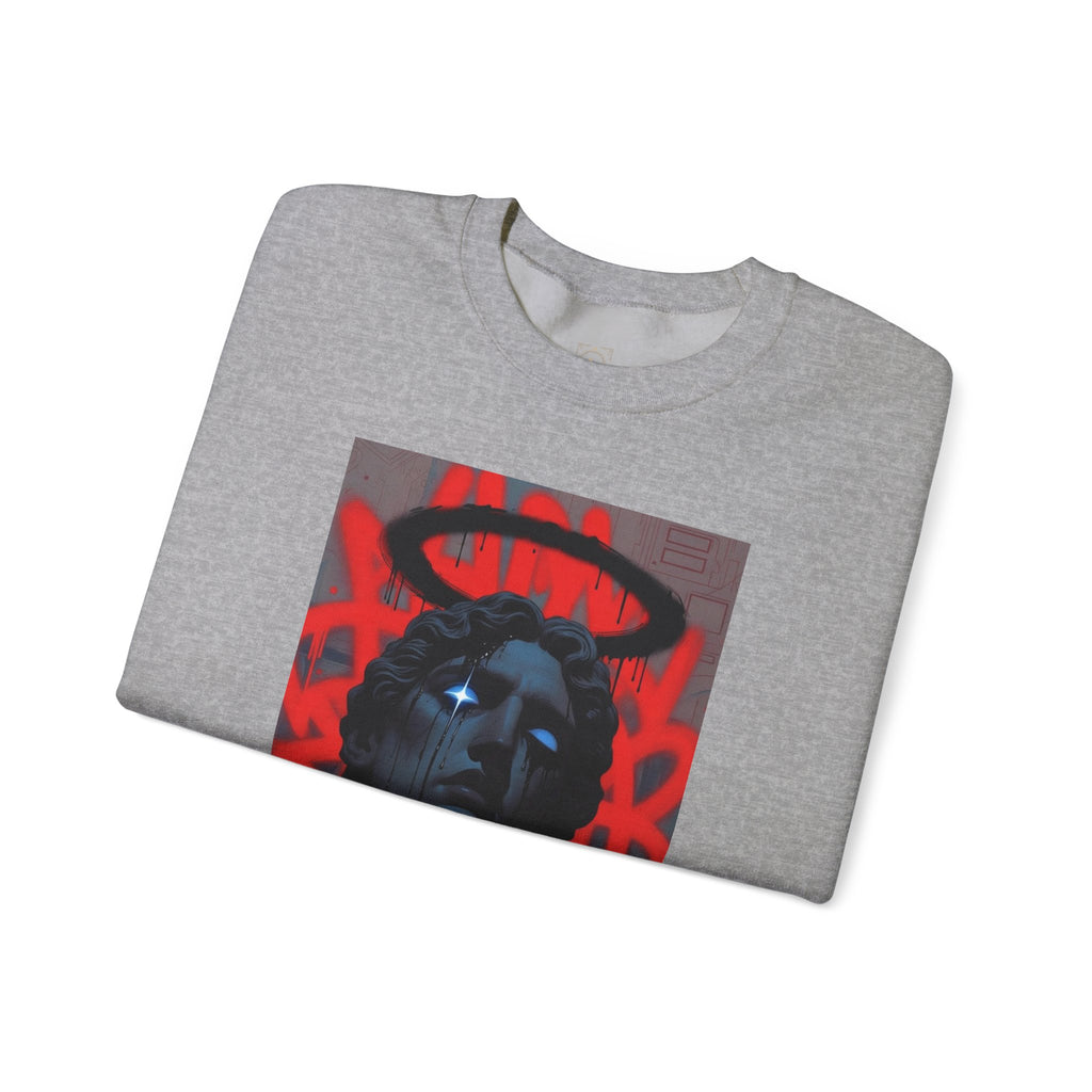 Street Art Statue Crewneck Sweatshirt