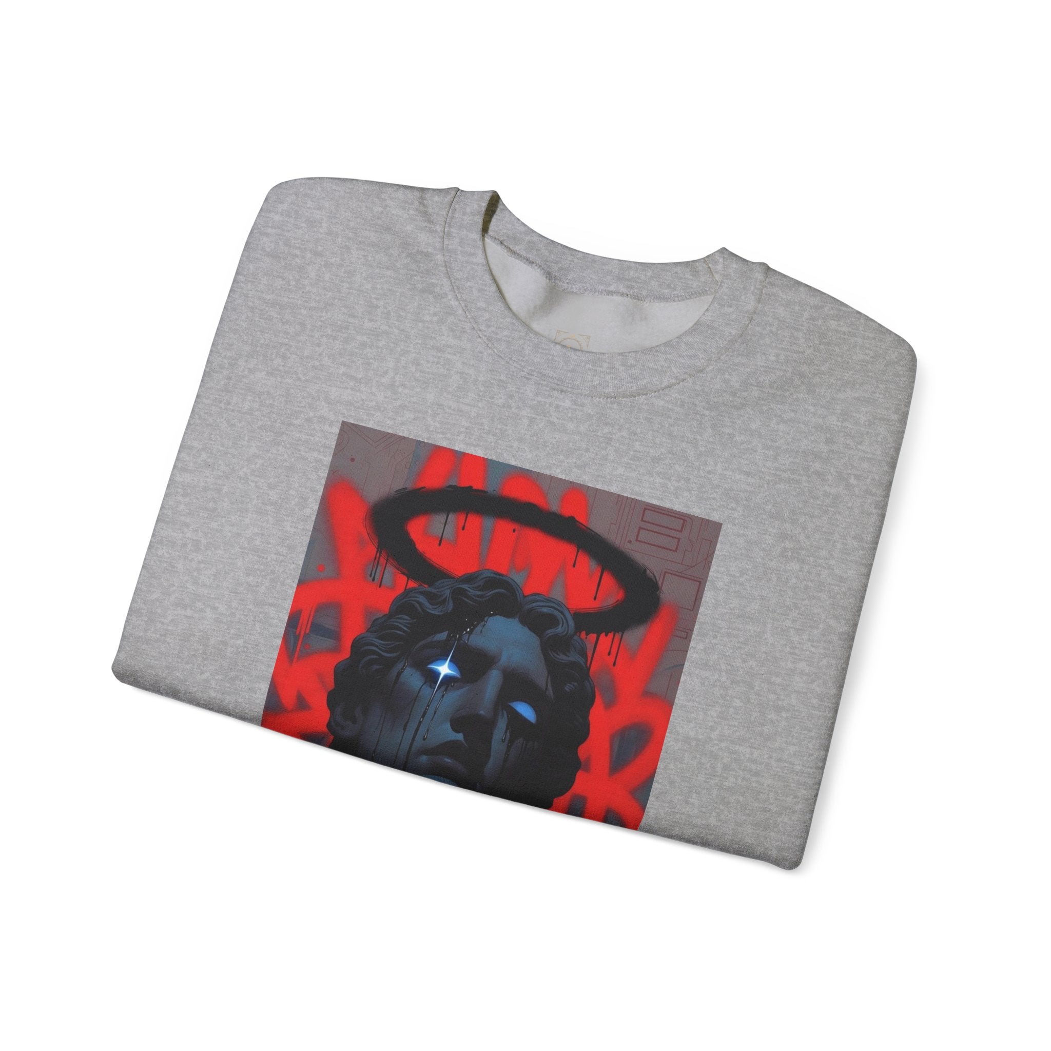 Street Art Statue Crewneck Sweatshirt