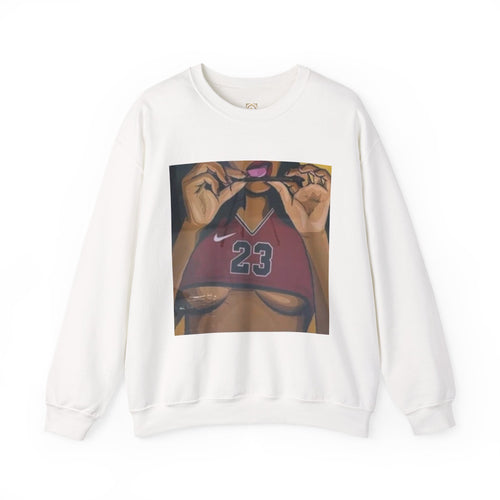 23 Jersey Crop Art Sweatshirt – Bold Urban Basketball Graphic Crewneck