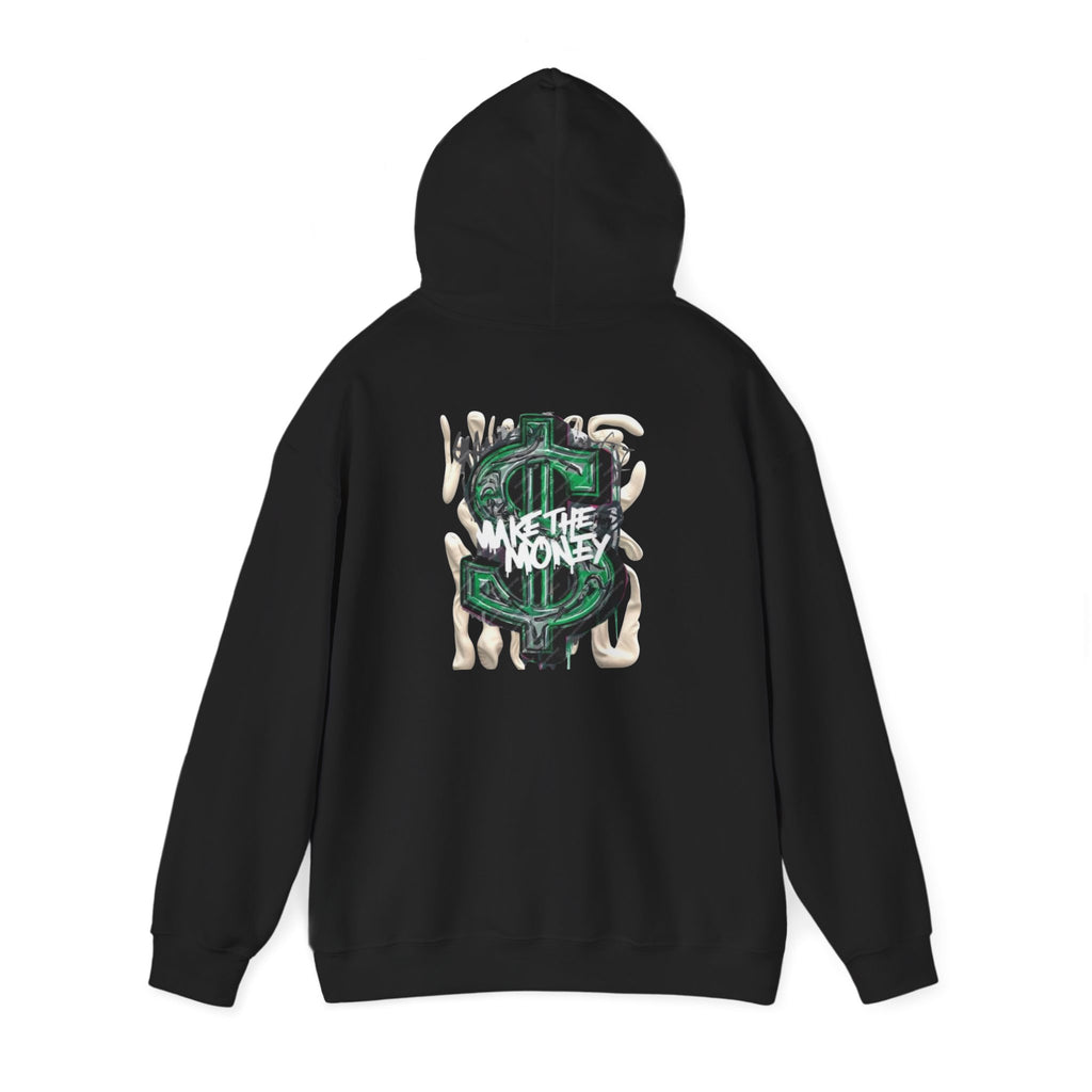 Make The Money Hoodie — Green Dollar Sign Graphic Pullover