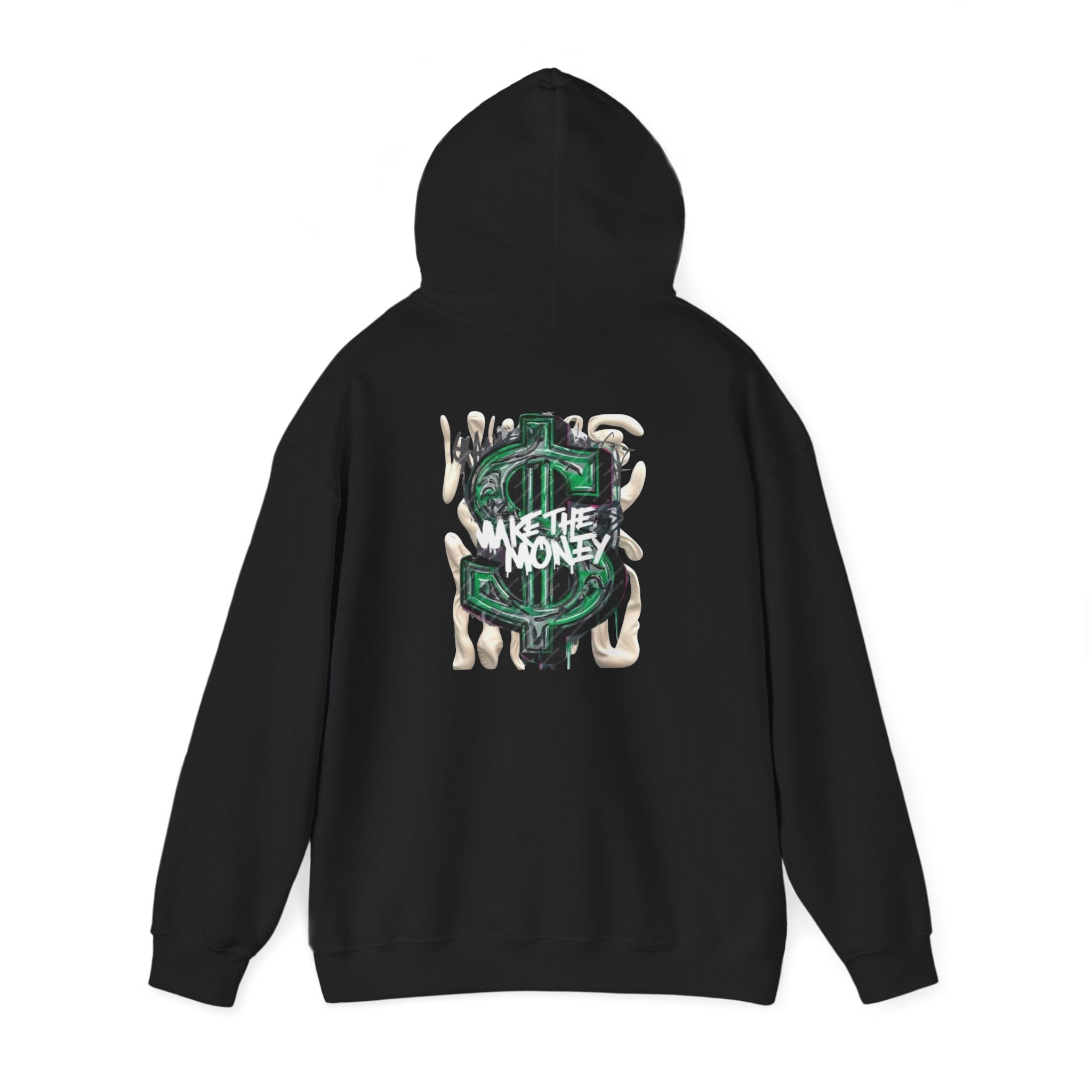 Make The Money Hoodie — Green Dollar Sign Graphic Pullover
