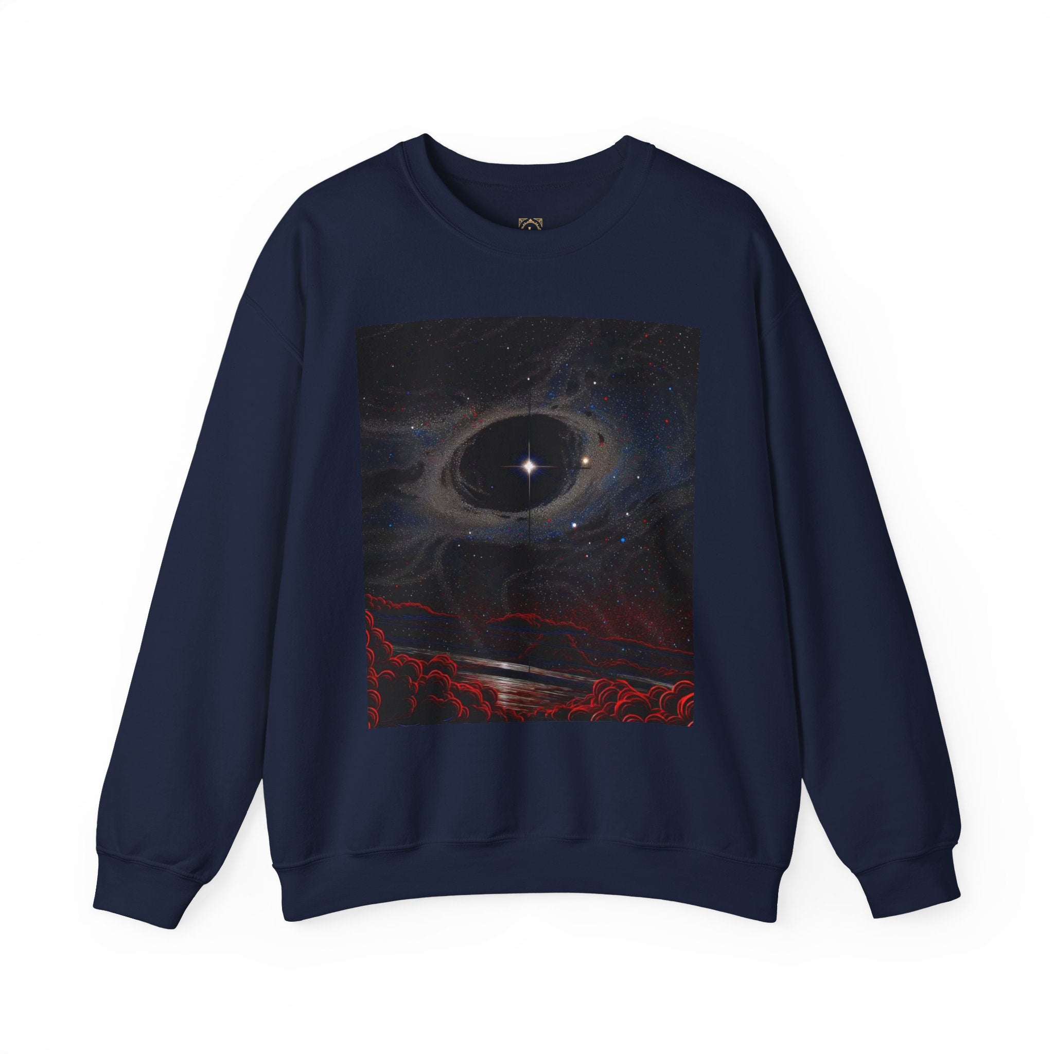 Cosmic Eclipse Crewneck Sweatshirt — 'Legaciess' Logo Back