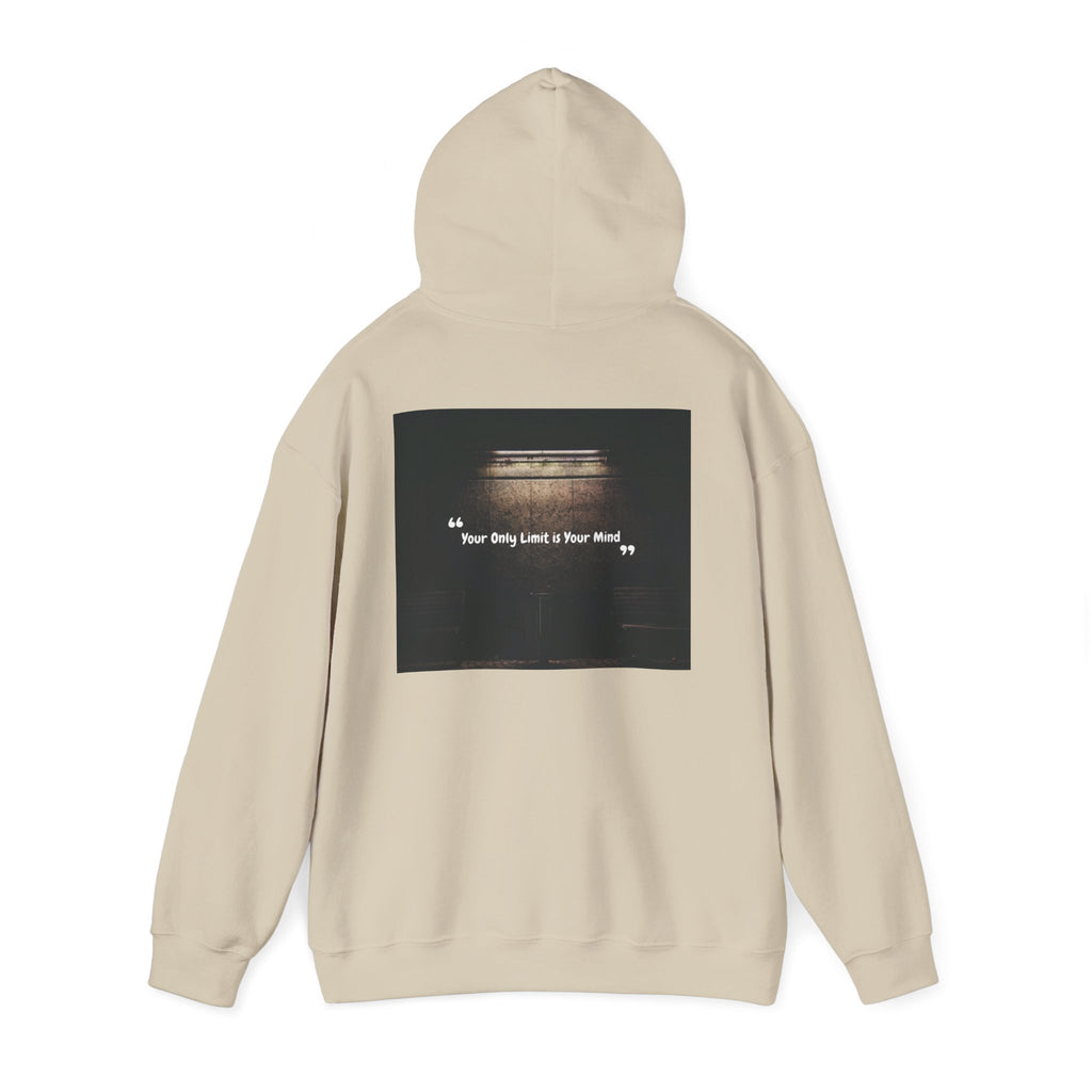 Hoodie — “Your Only Limit Is Your Mind” Inspirational Quote Pullover