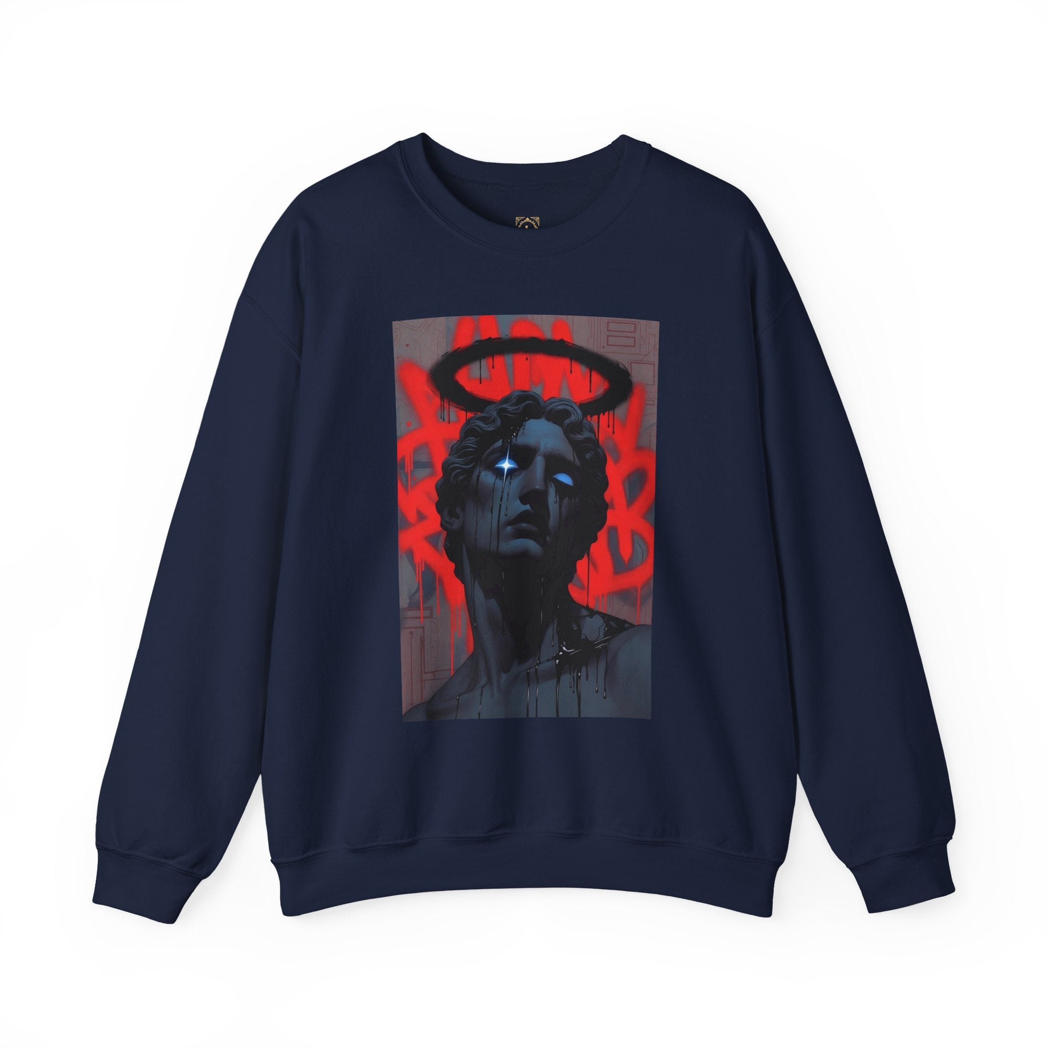 Street Art Statue Crewneck Sweatshirt