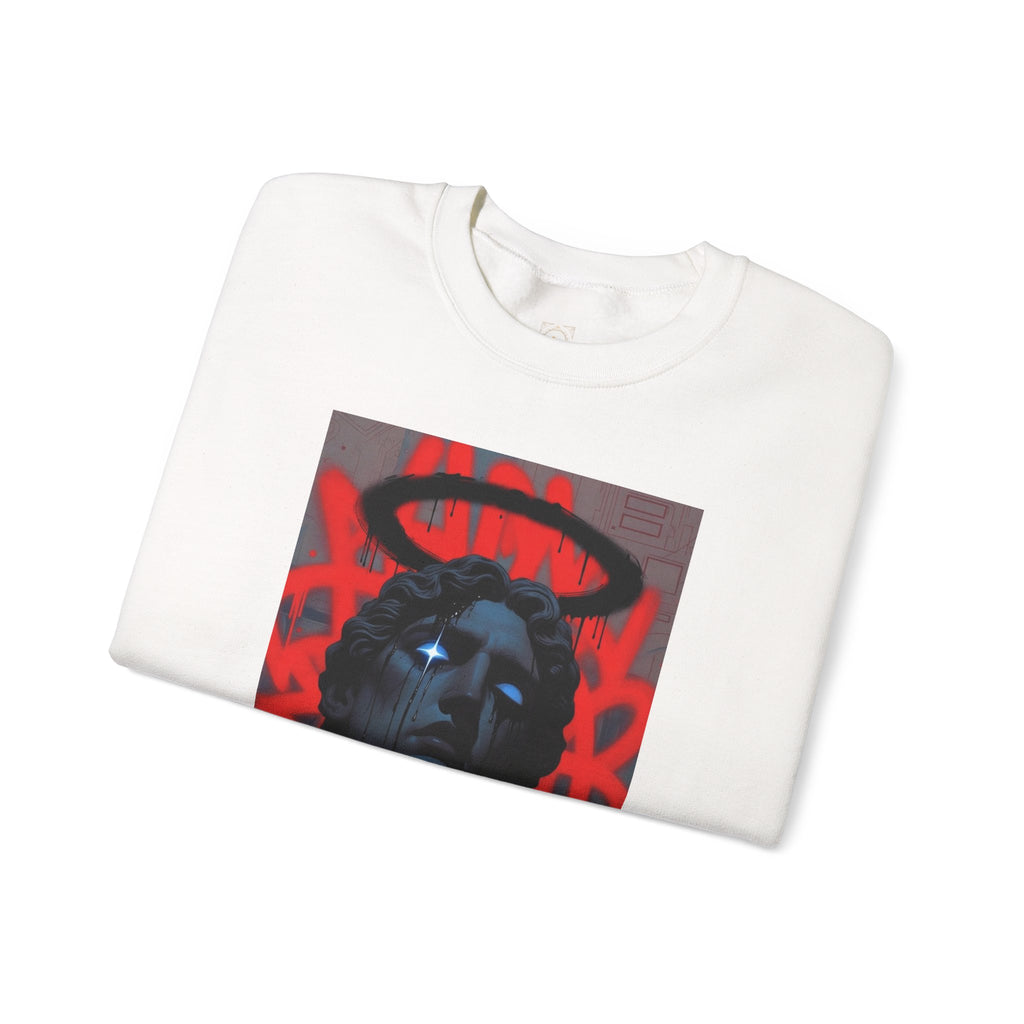 Street Art Statue Crewneck Sweatshirt