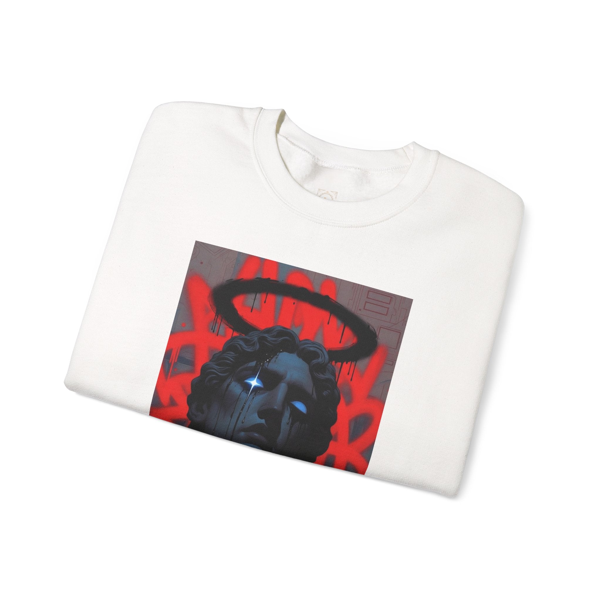 Street Art Statue Crewneck Sweatshirt