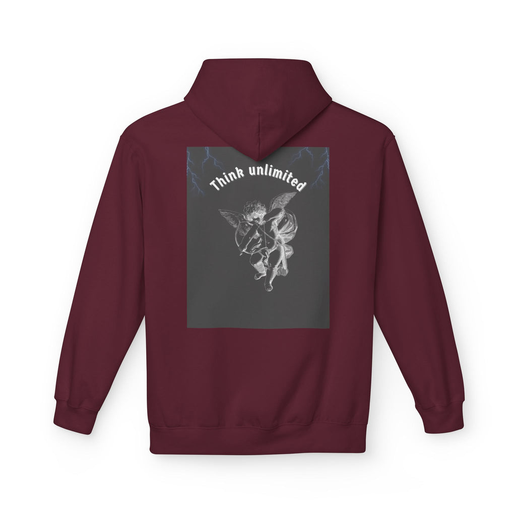 Think Unlimited Hoodie — Inspirational Angel Graphic Pullover
