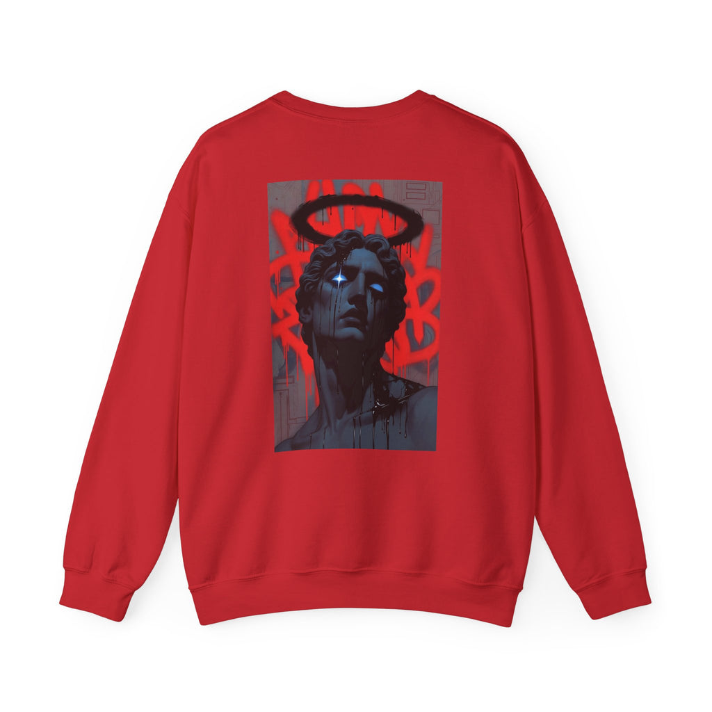Street Art Statue Crewneck Sweatshirt