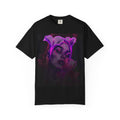 Mystic Purple Portrait T‑Shirt — Legaciess Logo Back