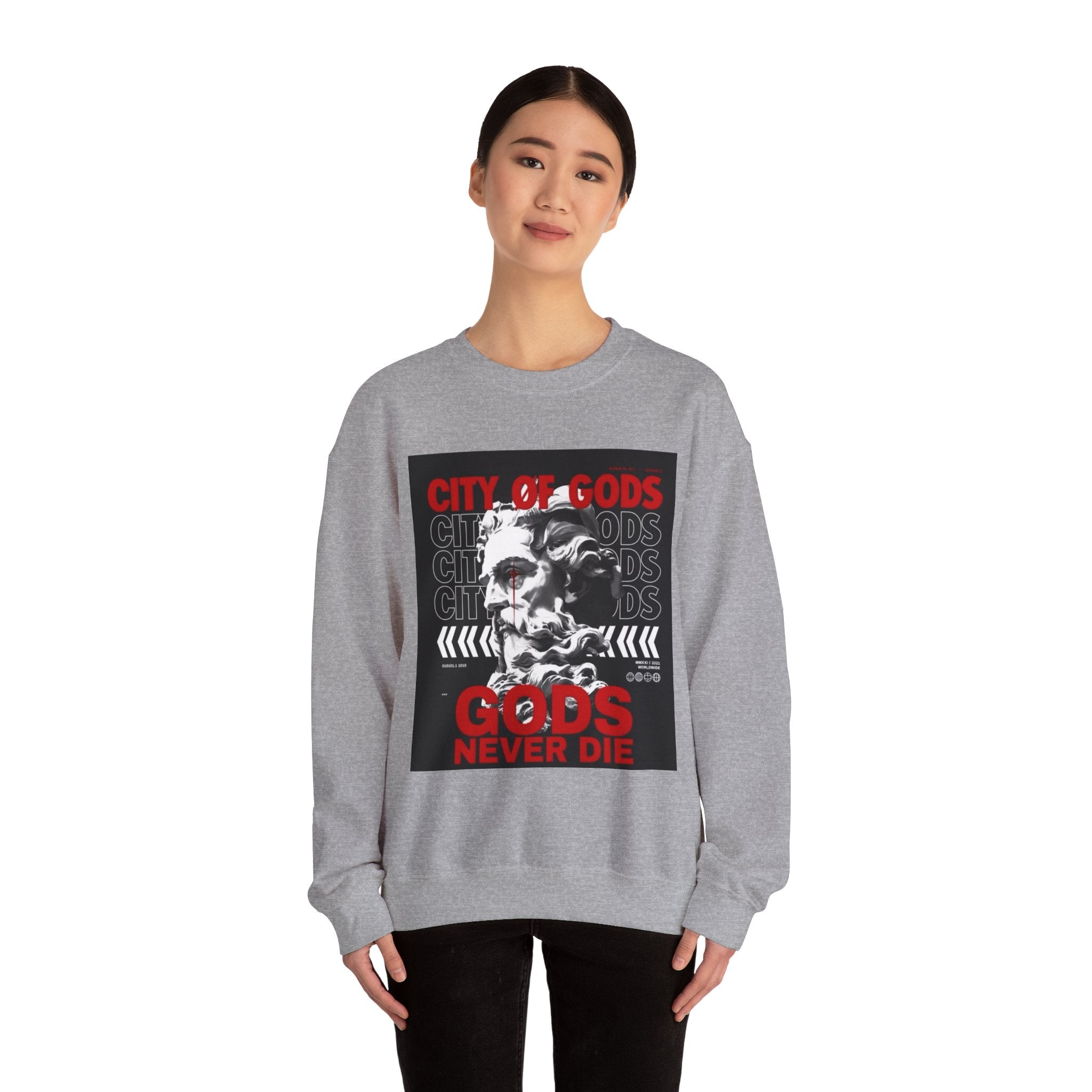 City of Gods "Gods Never Die" Crewneck Sweatshirt