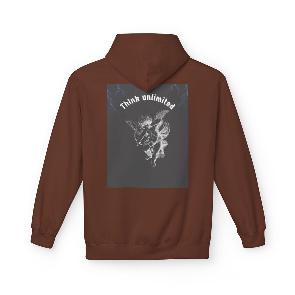 Think Unlimited Hoodie — Inspirational Angel Graphic Pullover