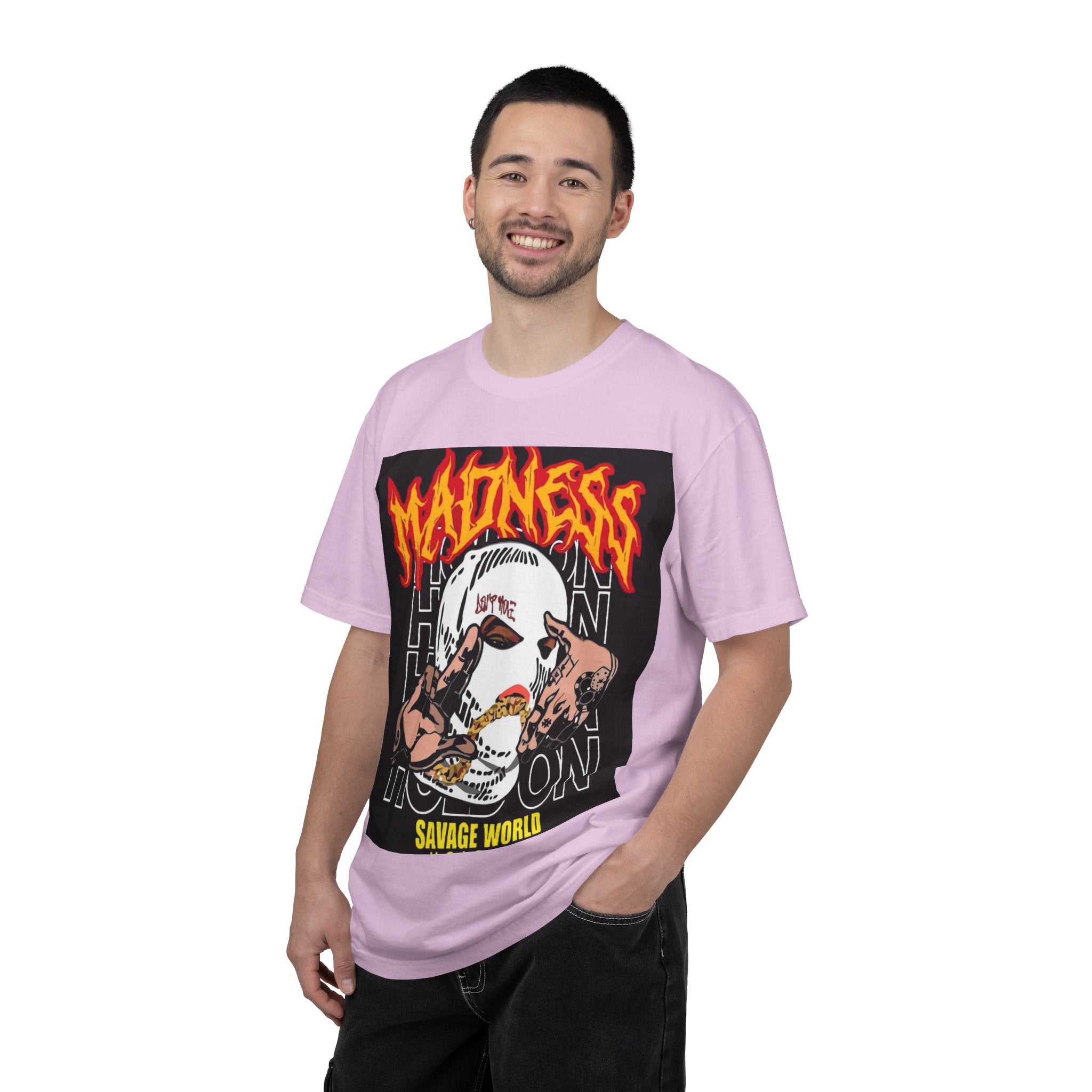 Madness Skull Graphic T-Shirt — Savage World Streetwear Tee