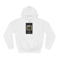 College Hoodie — Retro Neon Square Album Art Design