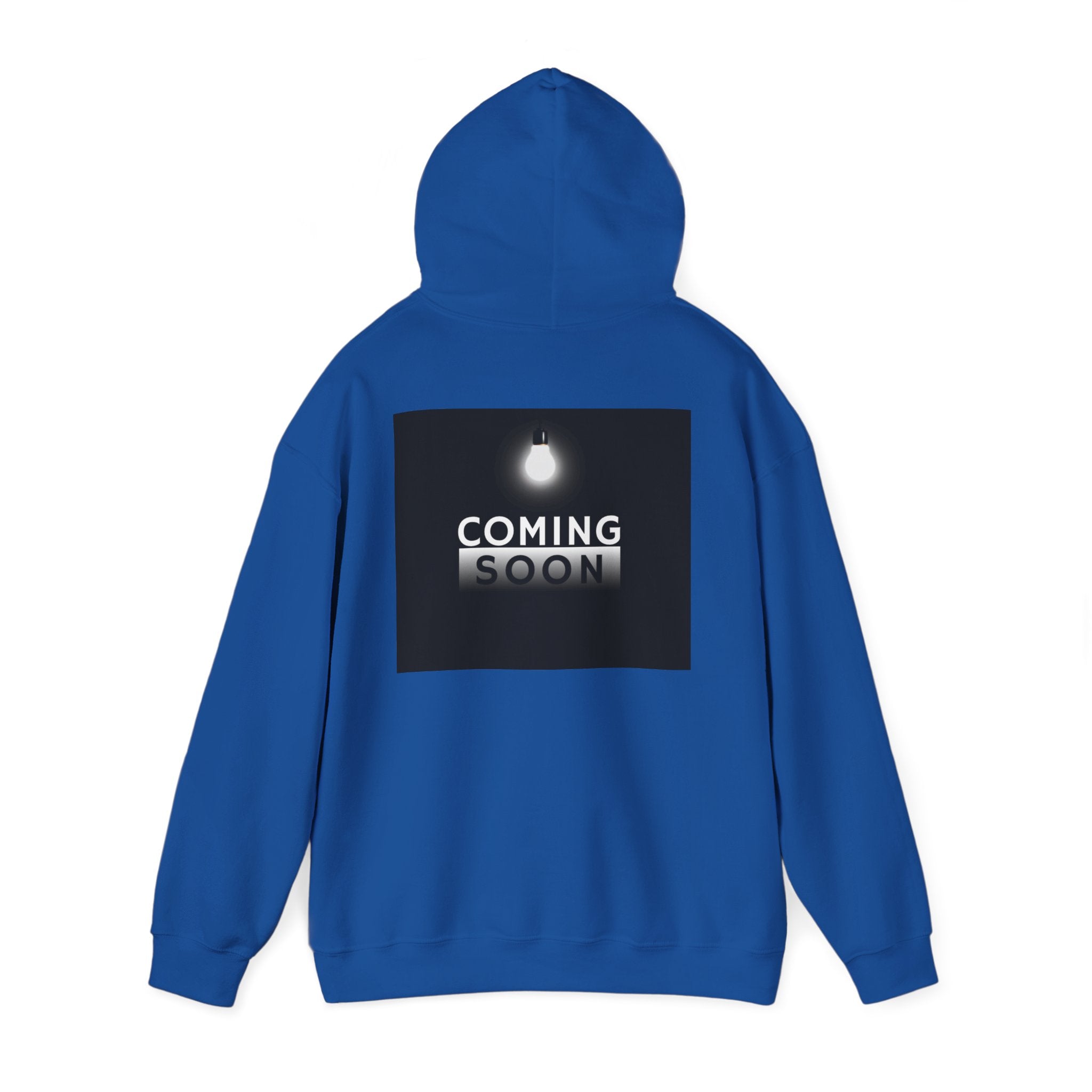Coming Soon Hoodie - Minimal Neon Sign Pullover