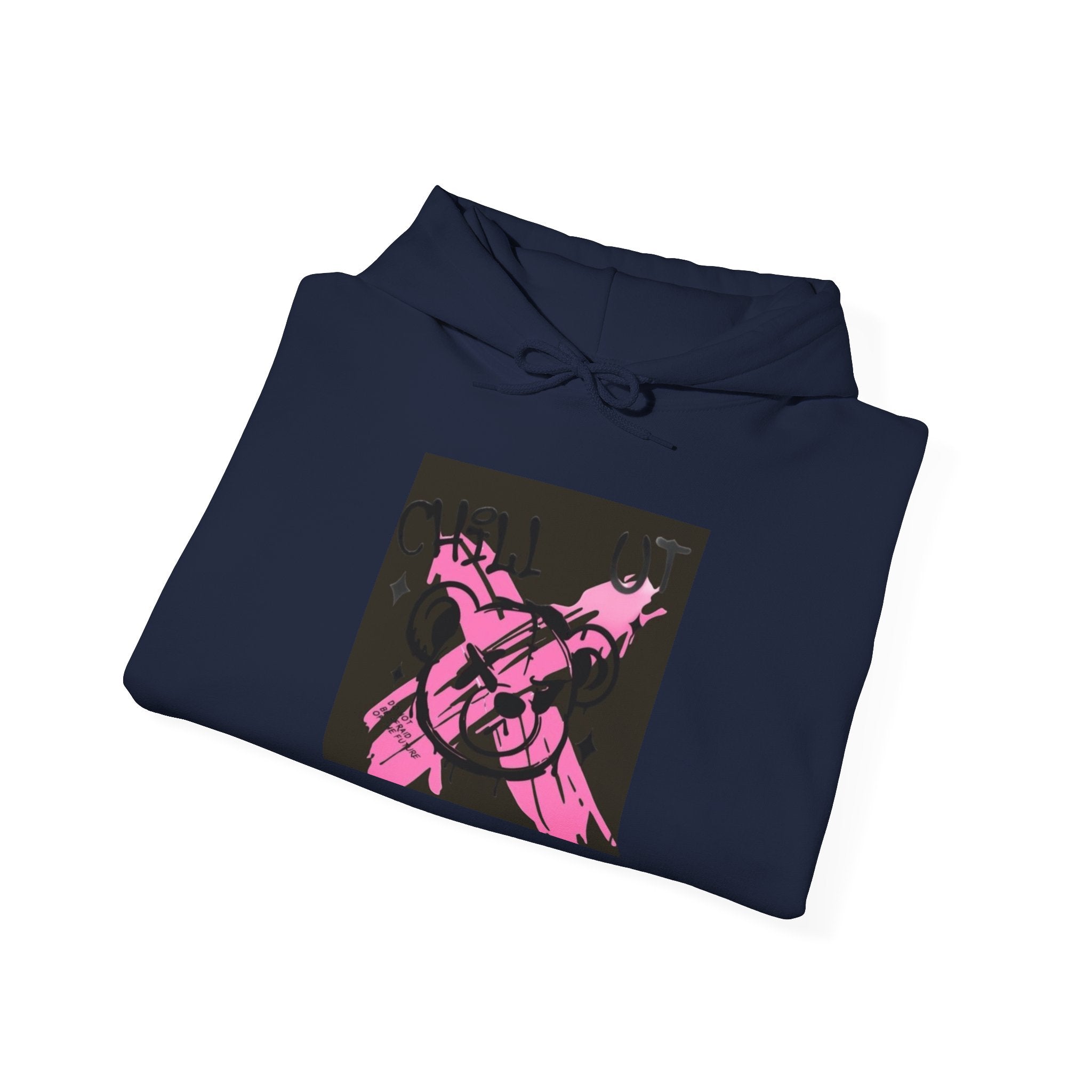 Crossed Guns Hoodie – Pink Retro Graphic Hooded Sweatshirt