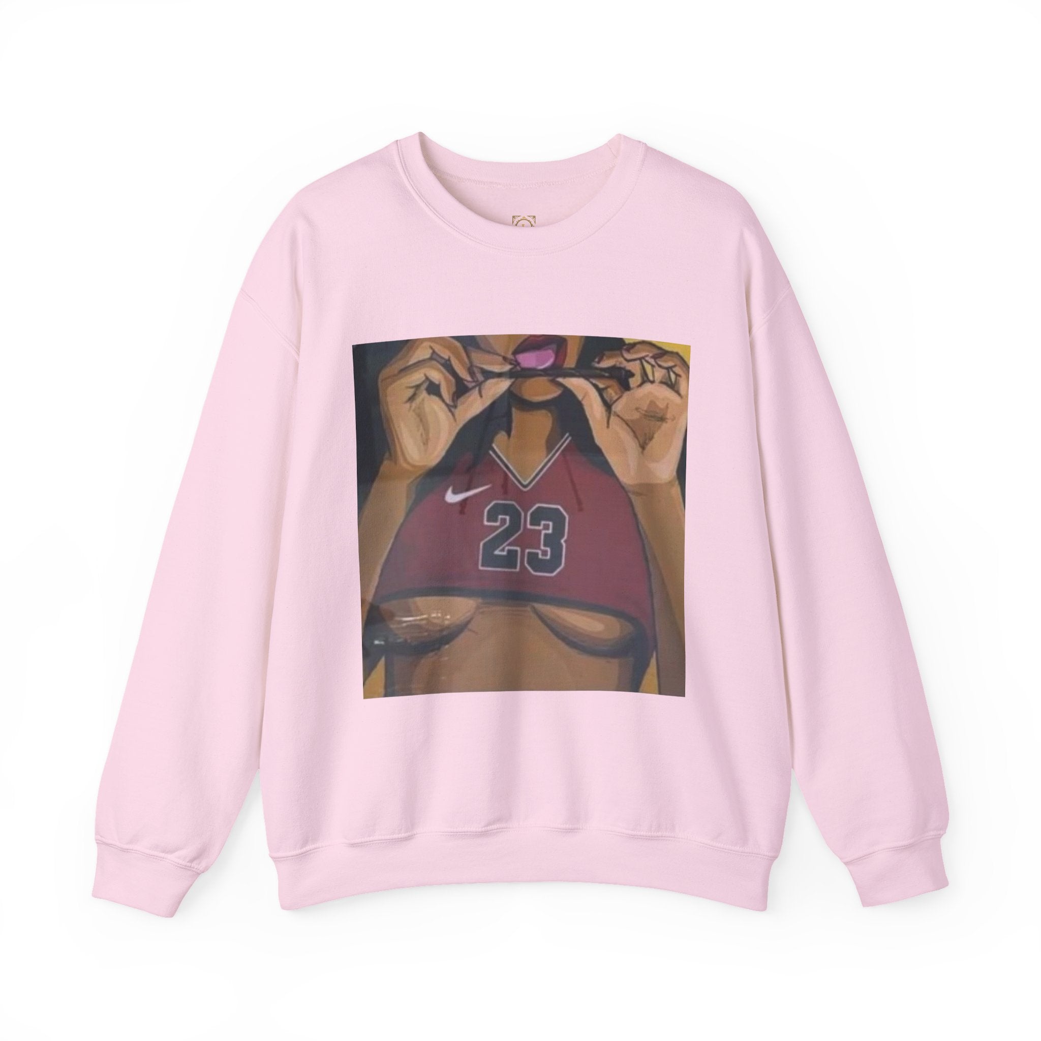 23 Jersey Crop Art Sweatshirt – Bold Urban Basketball Graphic Crewneck