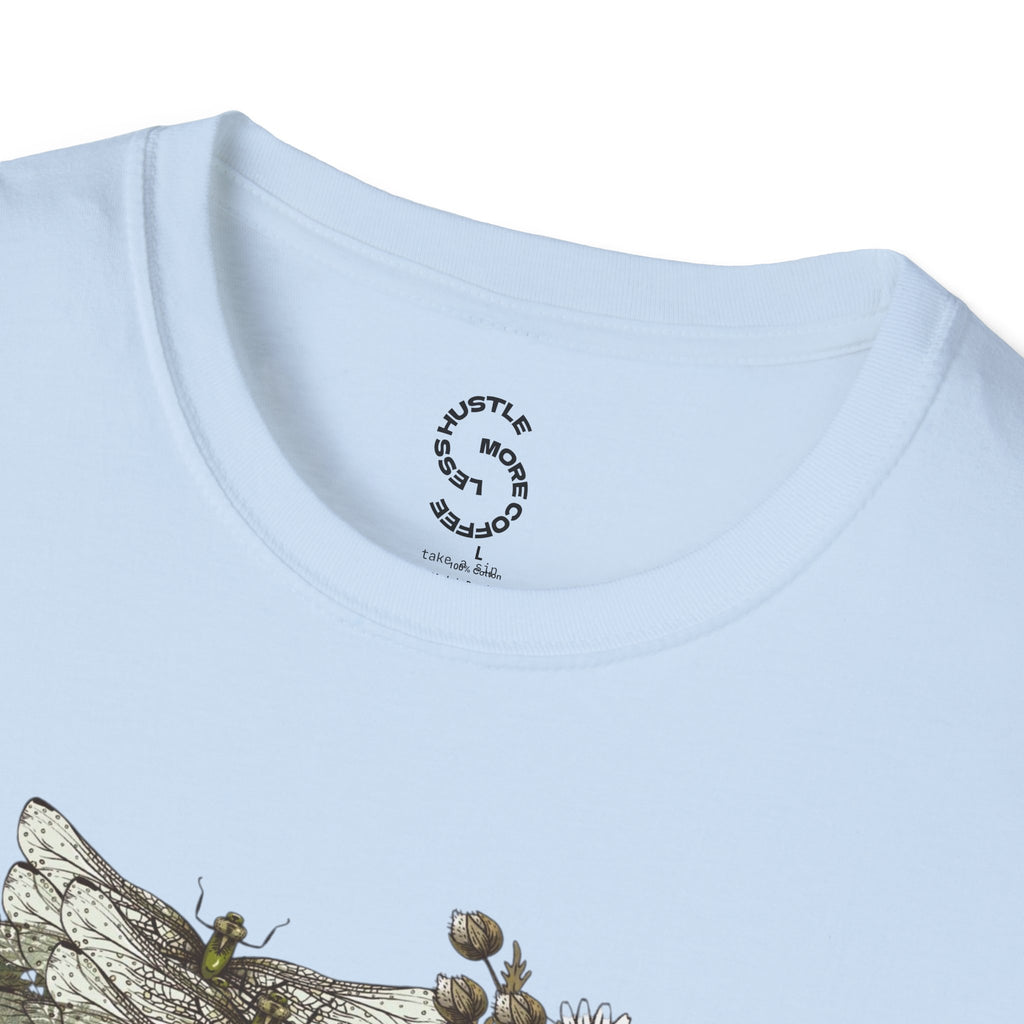 Skull & Daisies Graphic T-Shirt — Botanical Skull Floral Tee