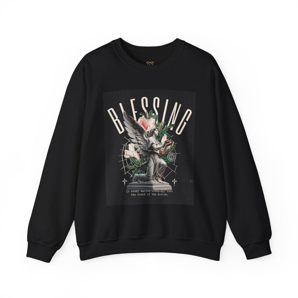 Blessing Statue Graphic Sweatshirt