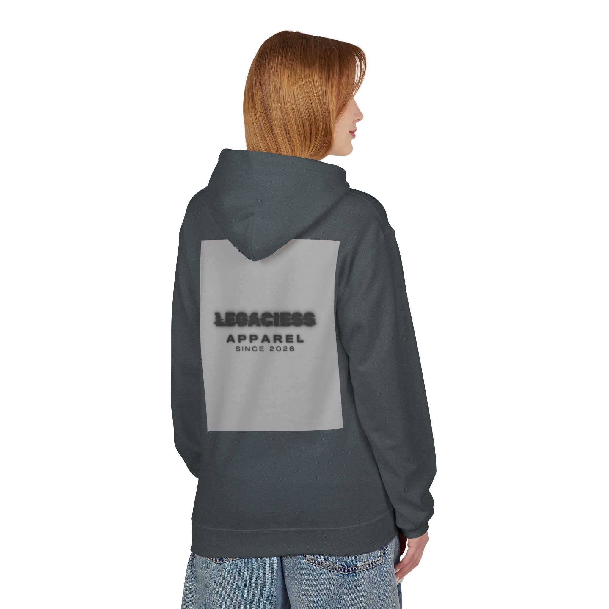 Hoodie — 'Legacies Apparel Since 2028' Minimal Logo Pullover