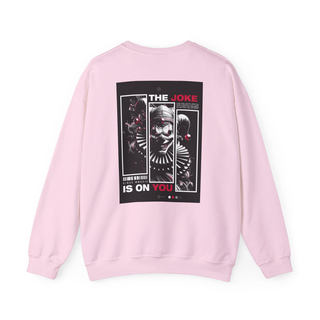 Creepy Clown "The Joke Is On You" Crewneck Sweatshirt