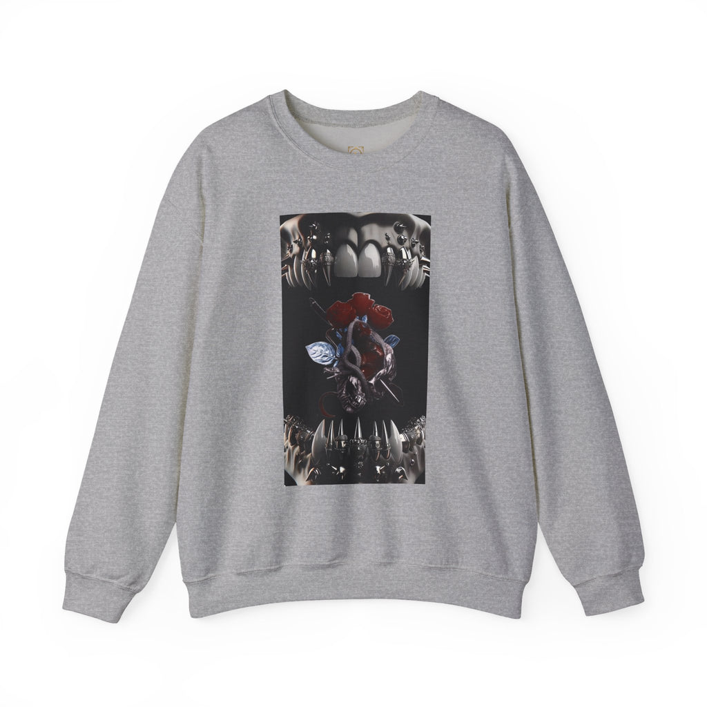 Gothic Rose Crewneck Sweatshirt