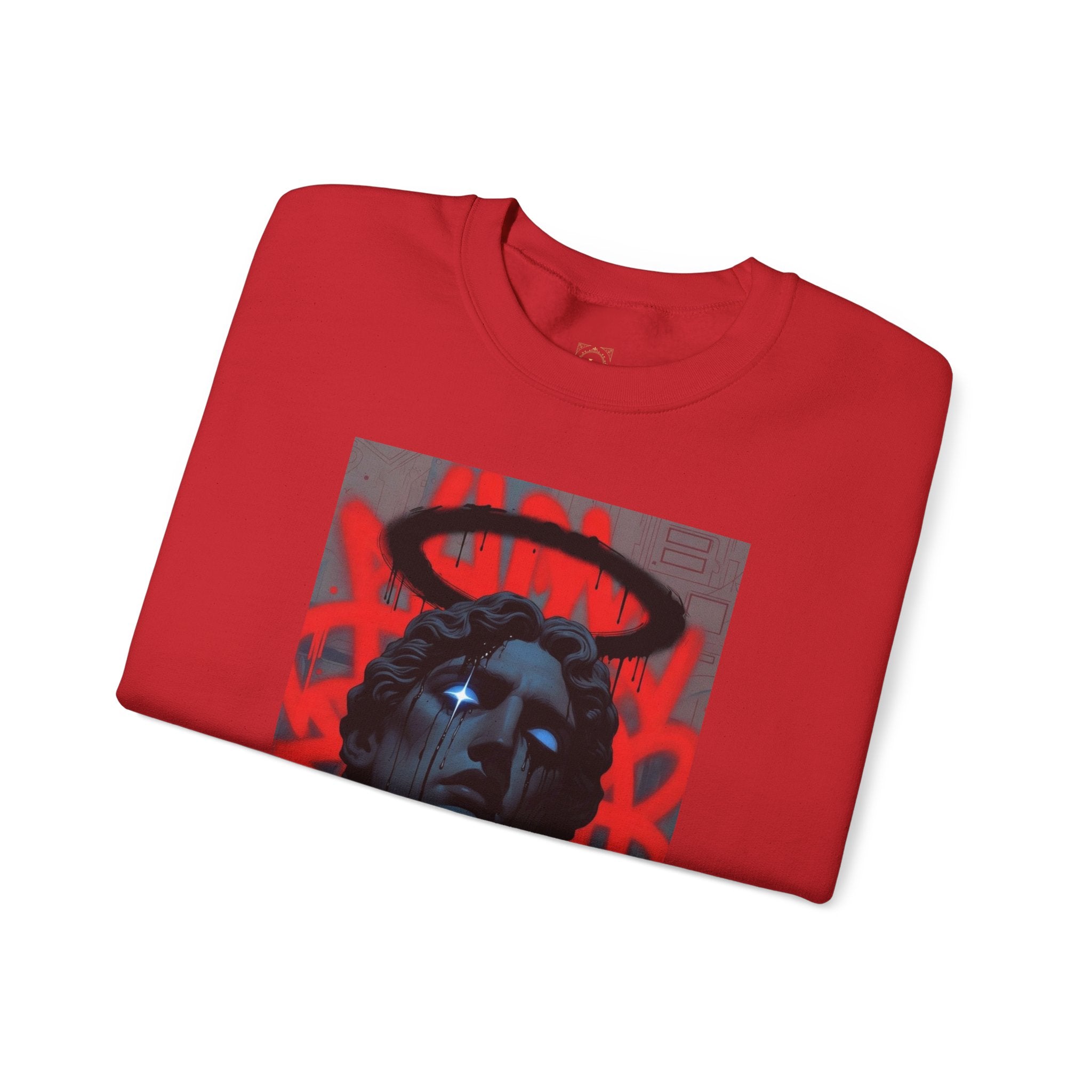 Street Art Statue Crewneck Sweatshirt