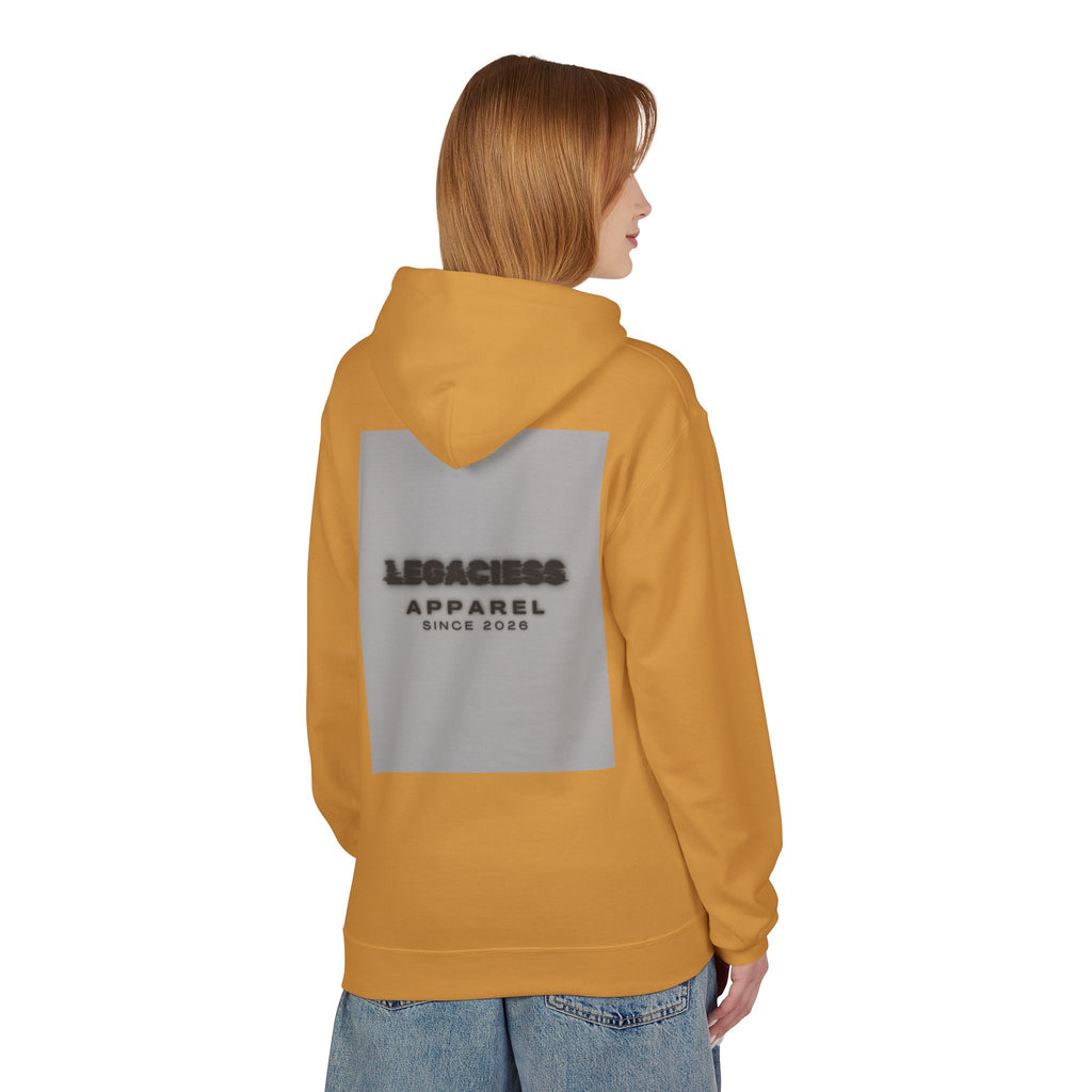 Hoodie — 'Legacies Apparel Since 2028' Minimal Logo Pullover