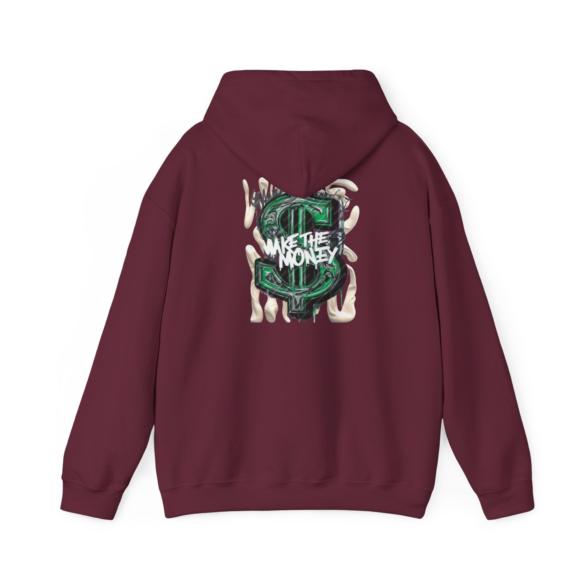 Make The Money Hoodie — Green Dollar Sign Graphic Pullover