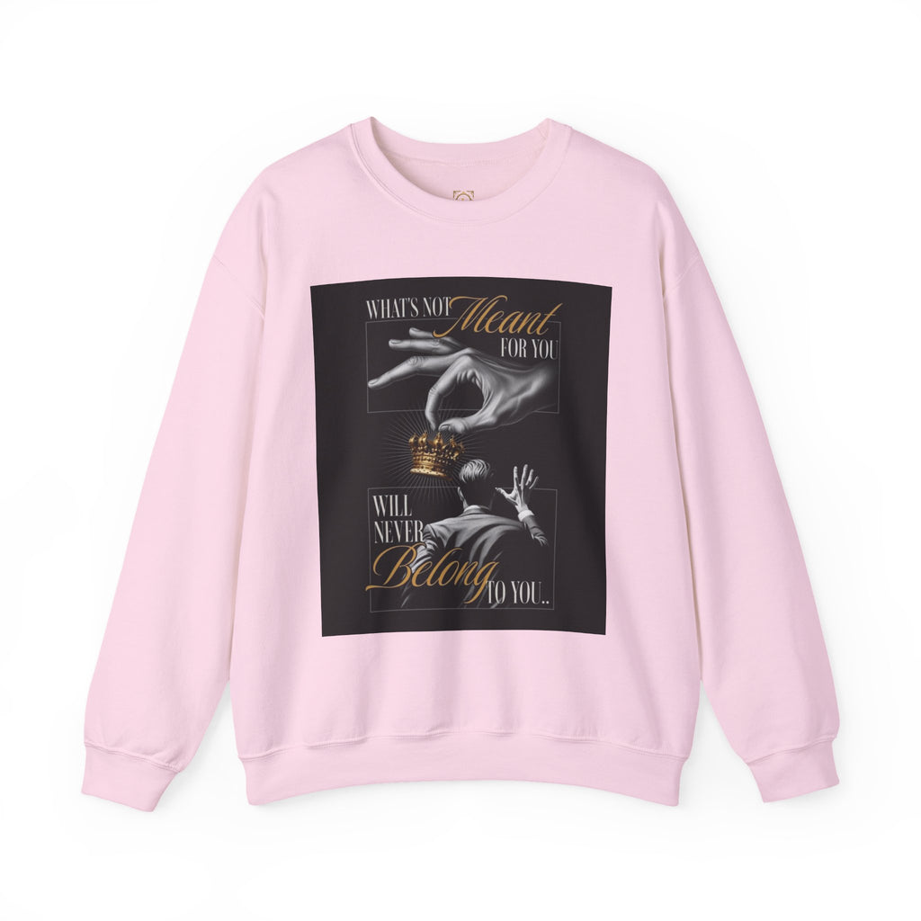 Crewneck Sweatshirt — 'What's My Heart For You' Inspirational Graphic Crewneck