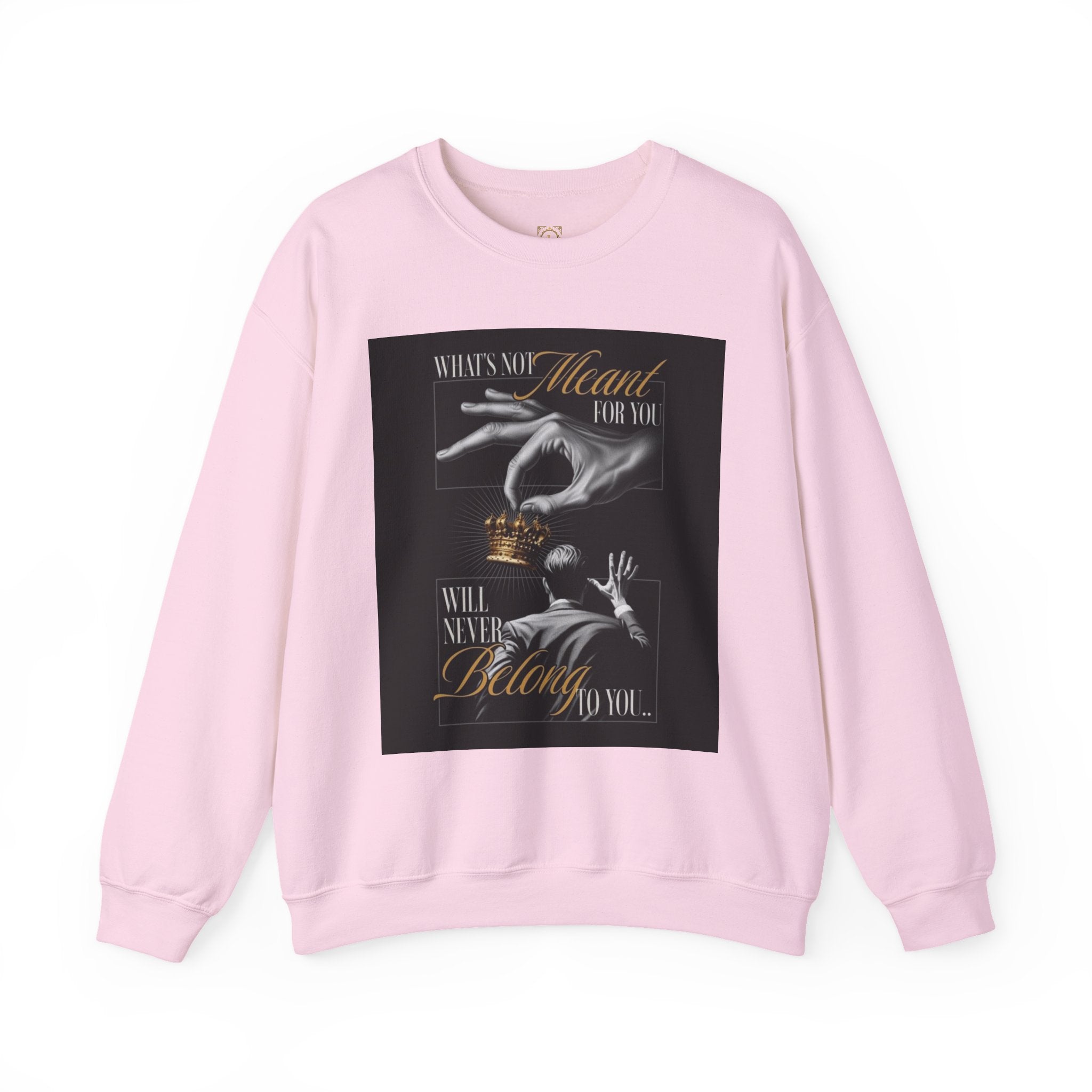 Crewneck Sweatshirt — 'What's My Heart For You' Inspirational Graphic Crewneck