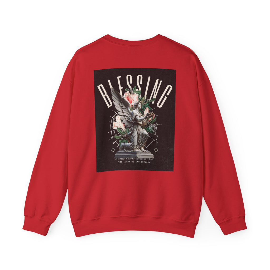 Blessing Statue Graphic Sweatshirt
